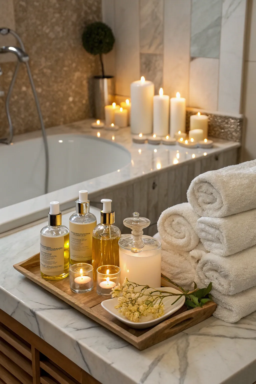 A spa set to indulge her senses and soothe her spirit.