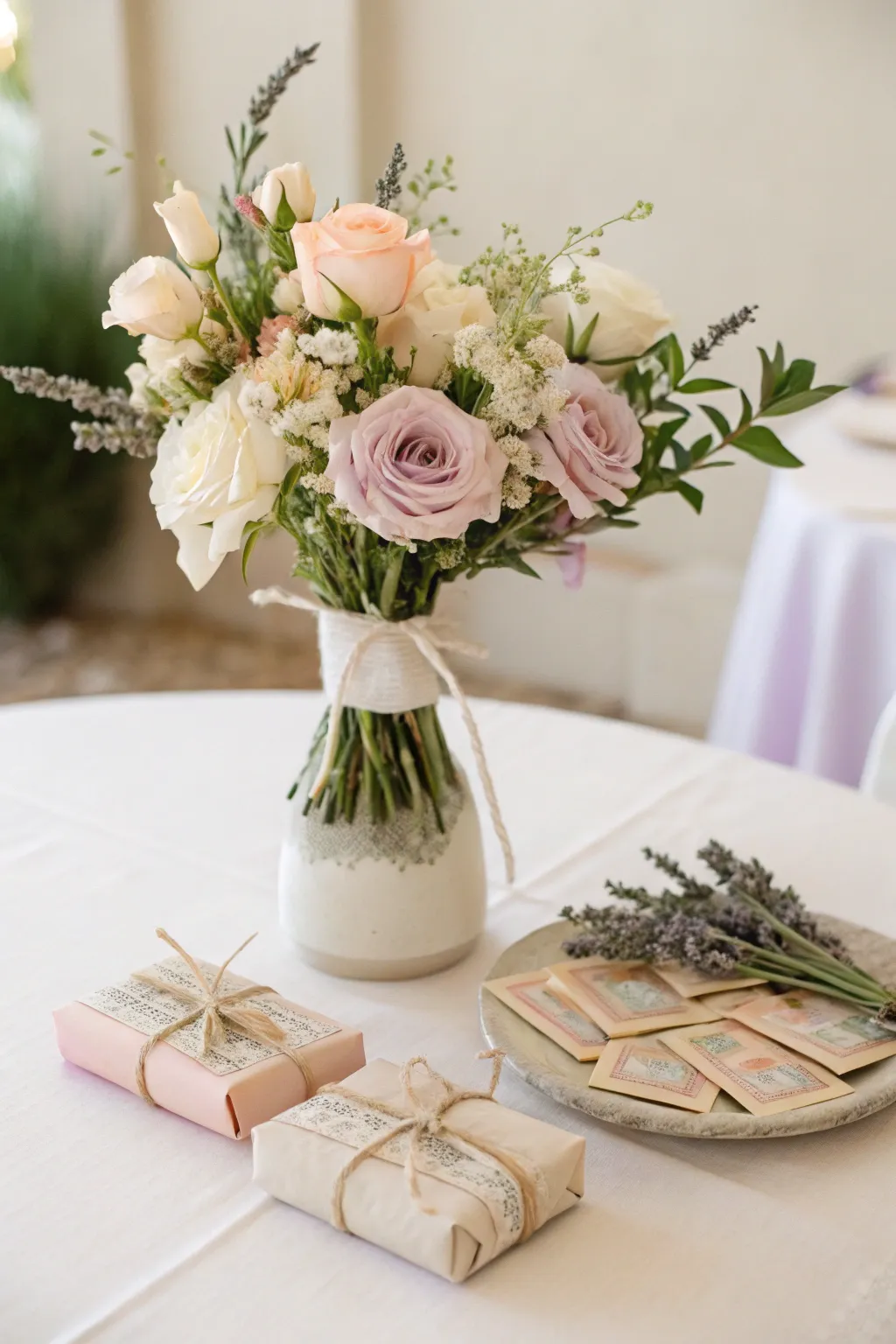 Give your guests a piece of the garden with these elegant floral wedding favors.