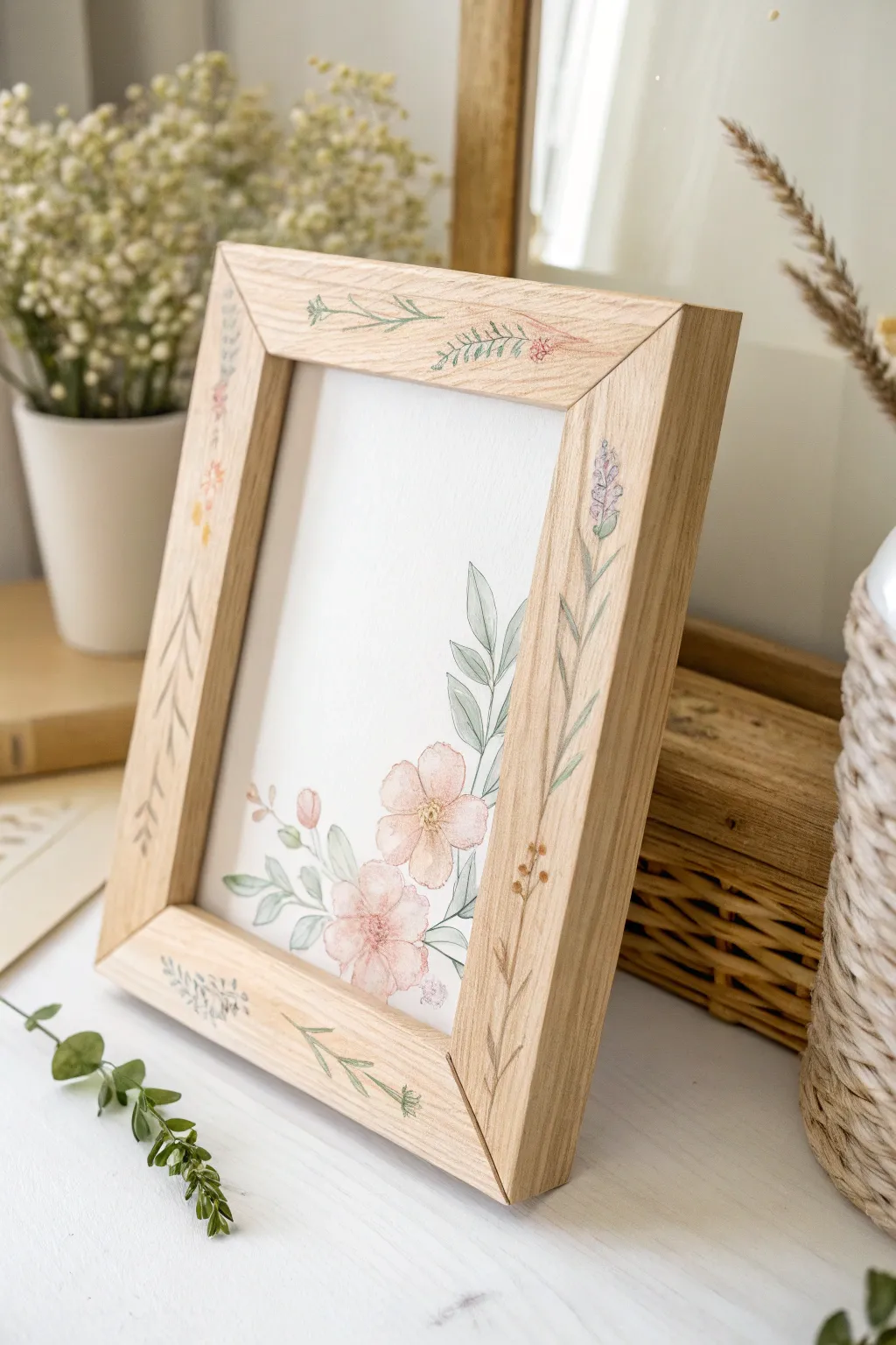 Crafted with love: A minimalist picture frame that tells a story.