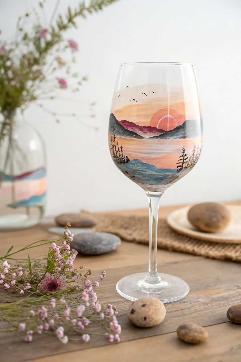 Sip the beauty of nature with every glass. #NaturePalette #WineArt