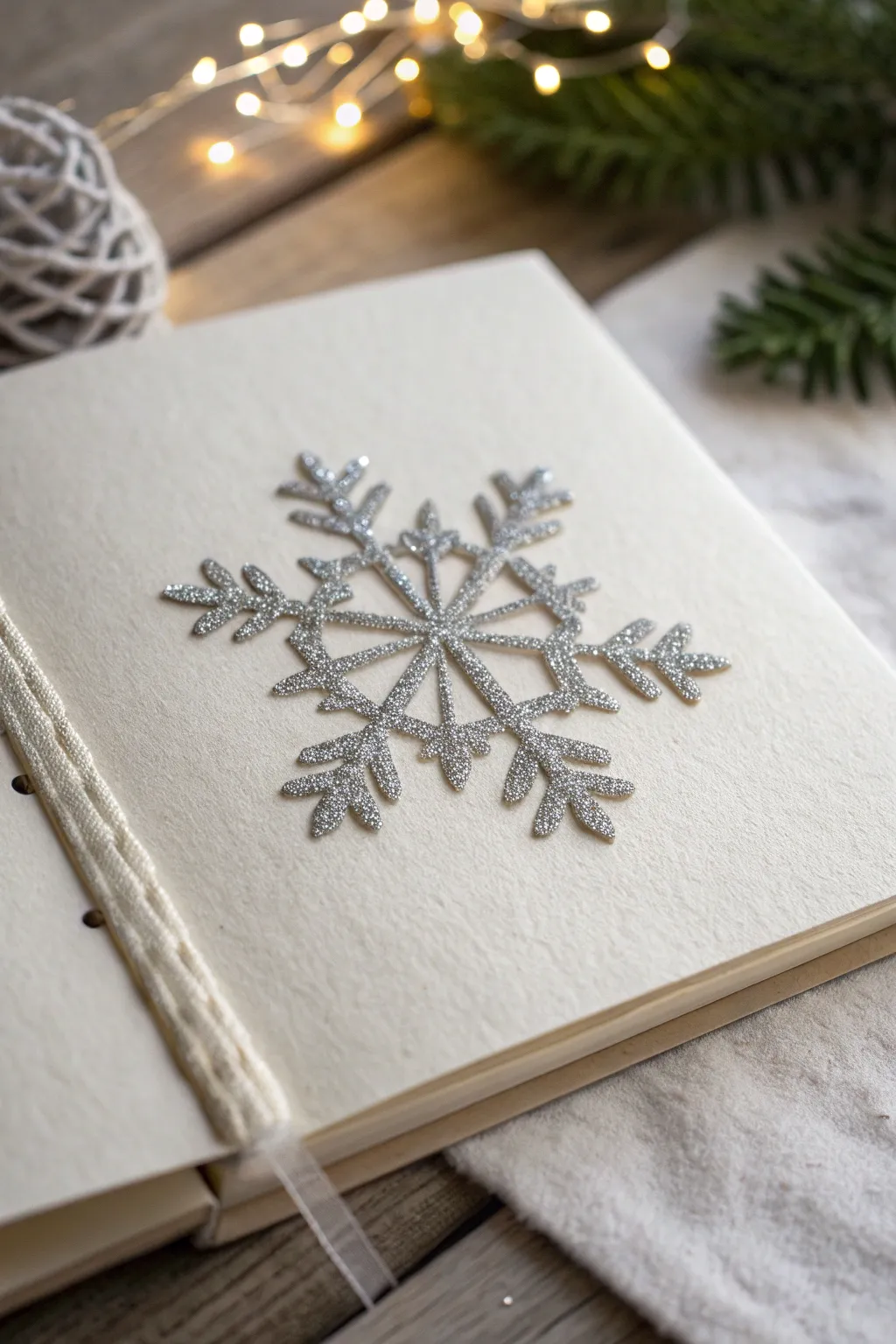 Capture the magic of a winter wonderland with a touch of glitter ✨❄️ #WinterScrapbooking #ScandiBoho