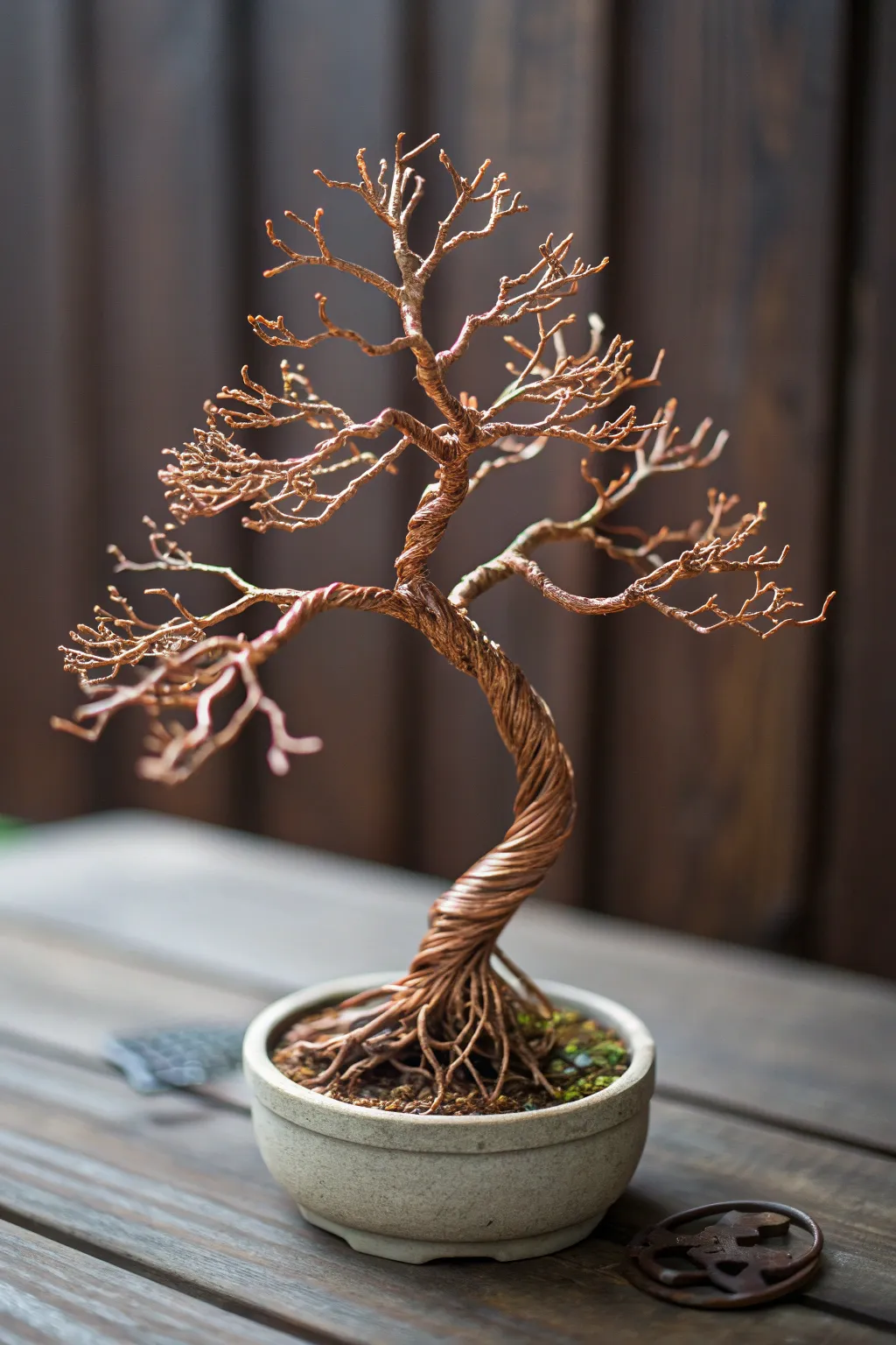 Discover the art of miniature wire trees—nature's elegance crafted by hand.
