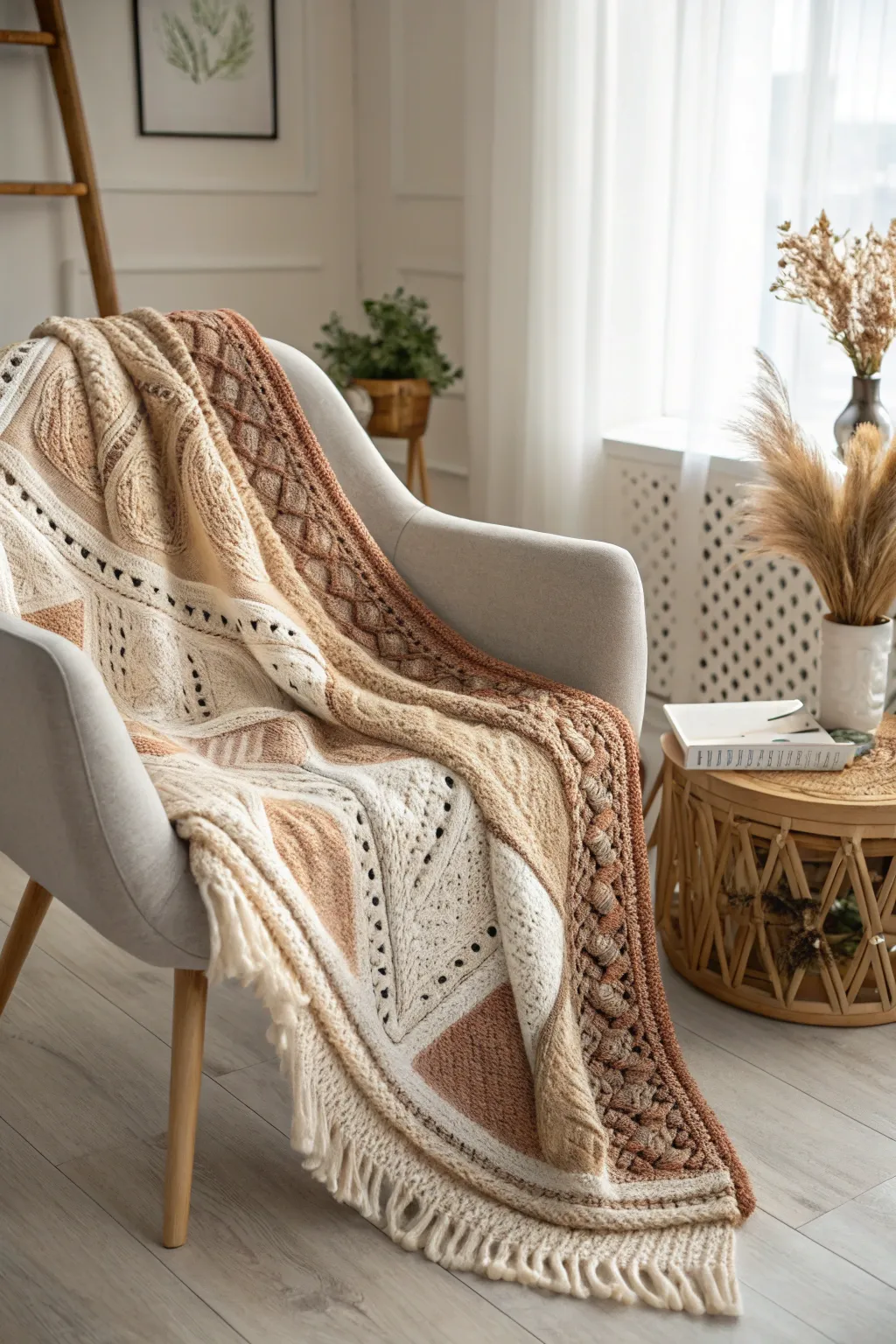 Wrap yourself in warmth and creativity with a blanket that's as unique as you are. #CozyCrafts