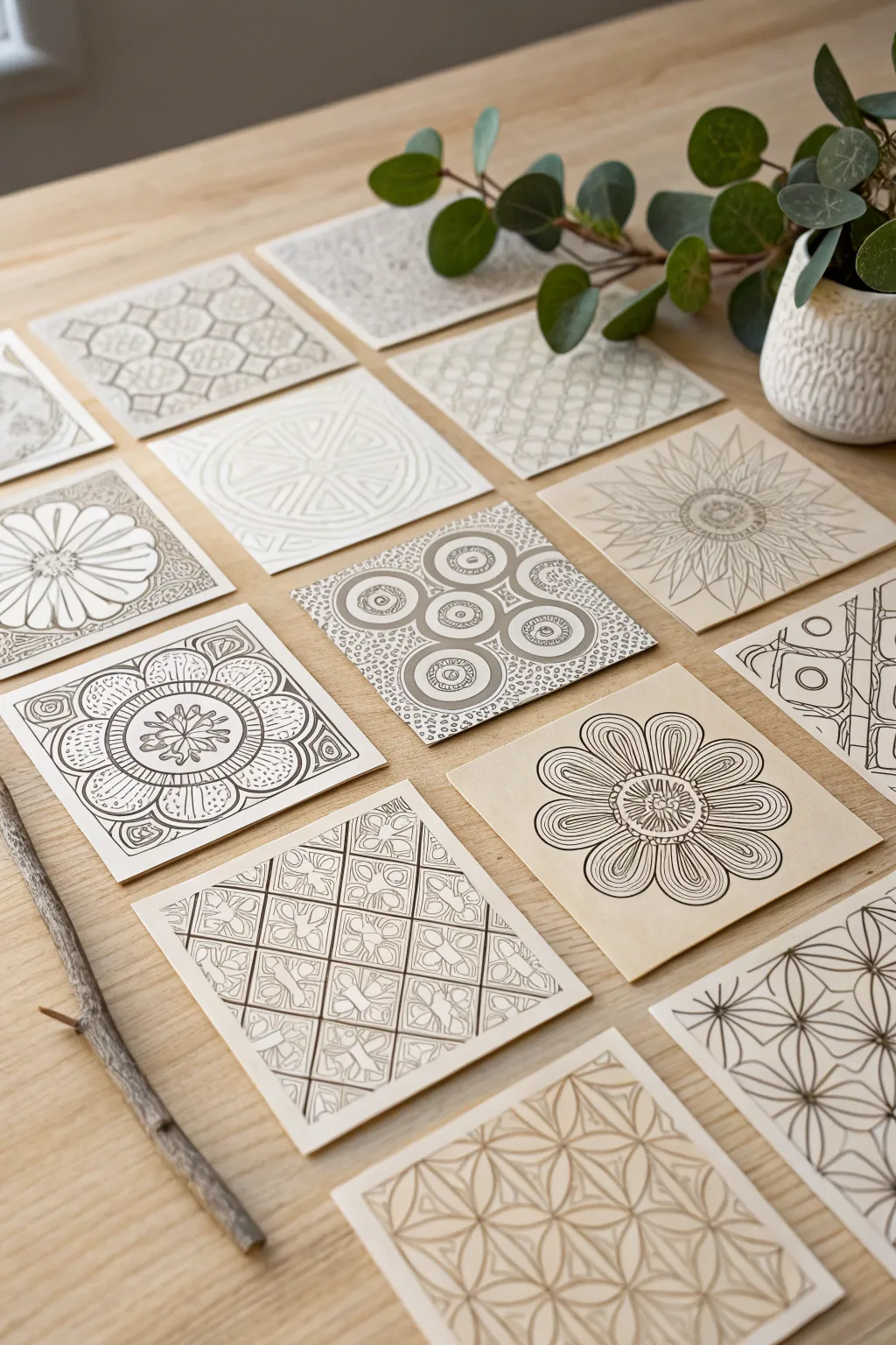 Showcase your artistic flair with a curated zentangle pattern collection—where simplicity meets creativity.
