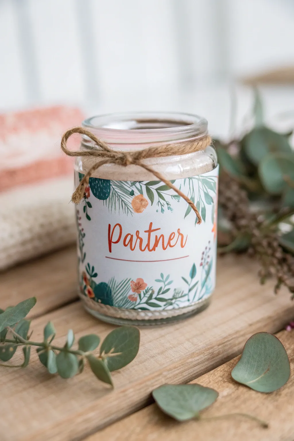 Add a personal touch with a custom label that speaks from the heart. 💕 #PersonalizedGift #ScandiBohoCharm