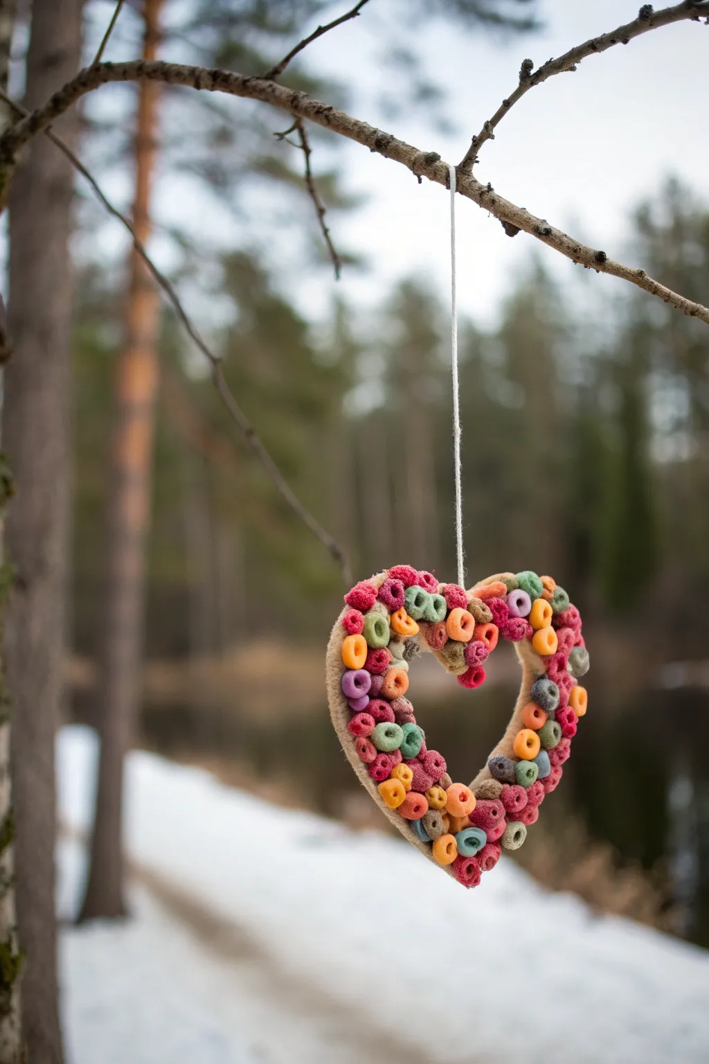 Craft love for nature with heart-shaped bird feeders—simple, colorful, and perfect for a Valentine's Day delight!
