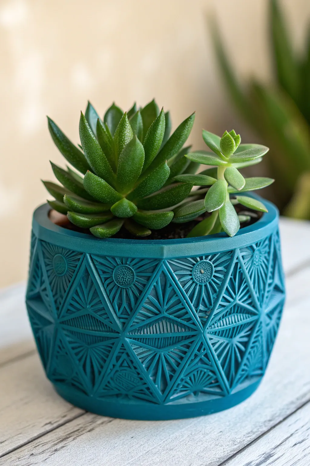 Elevate your space with a custom 3D-printed planter that blends modern design with nature's beauty.