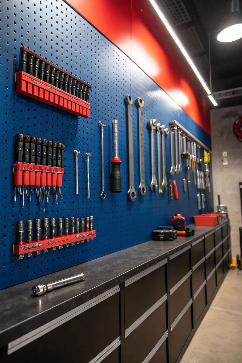 Transform your workspace with magnetic magic – where your tools float effortlessly.
