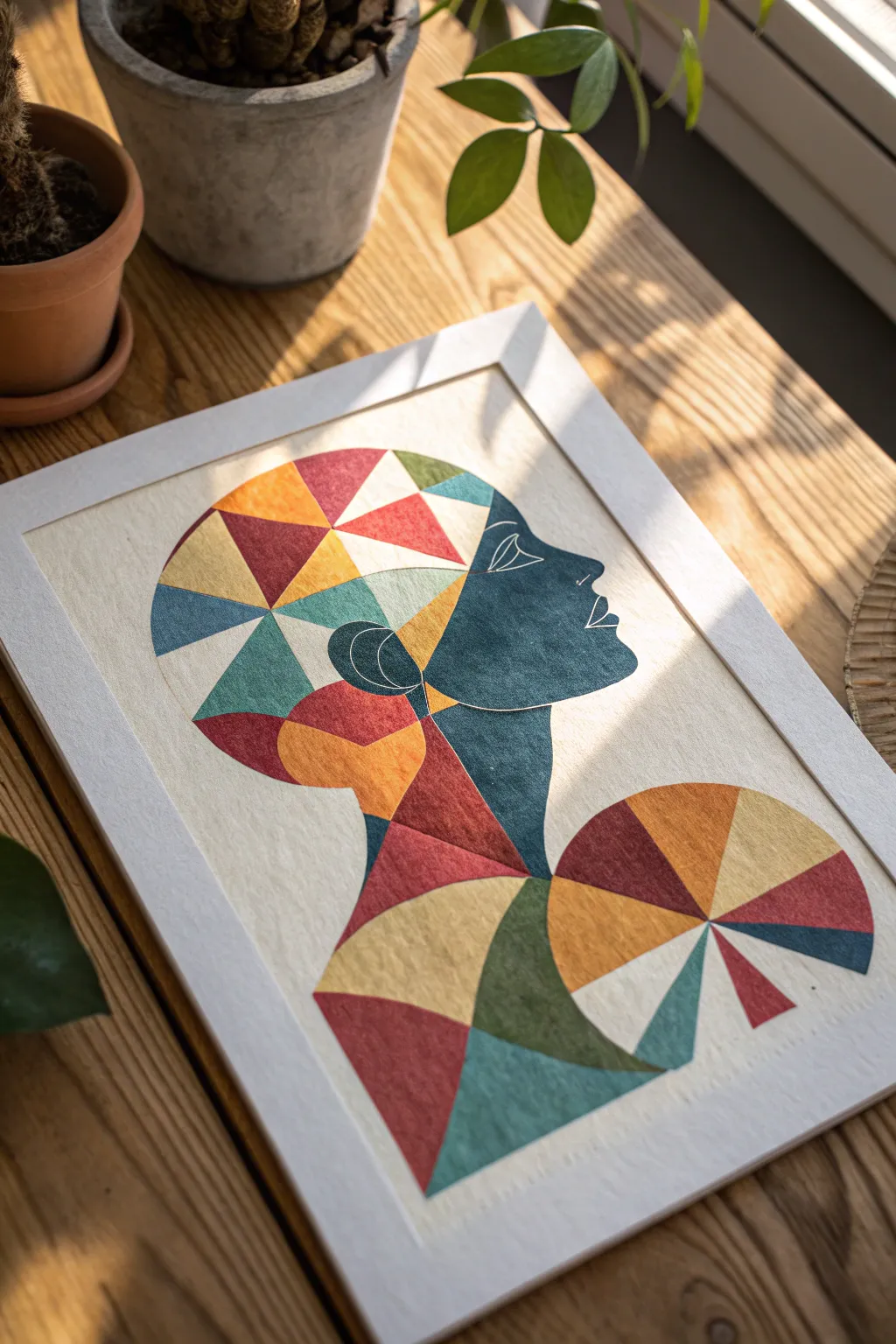 Crafting Creativity: Abstract Self-Portraits with a Scandinavian Twist