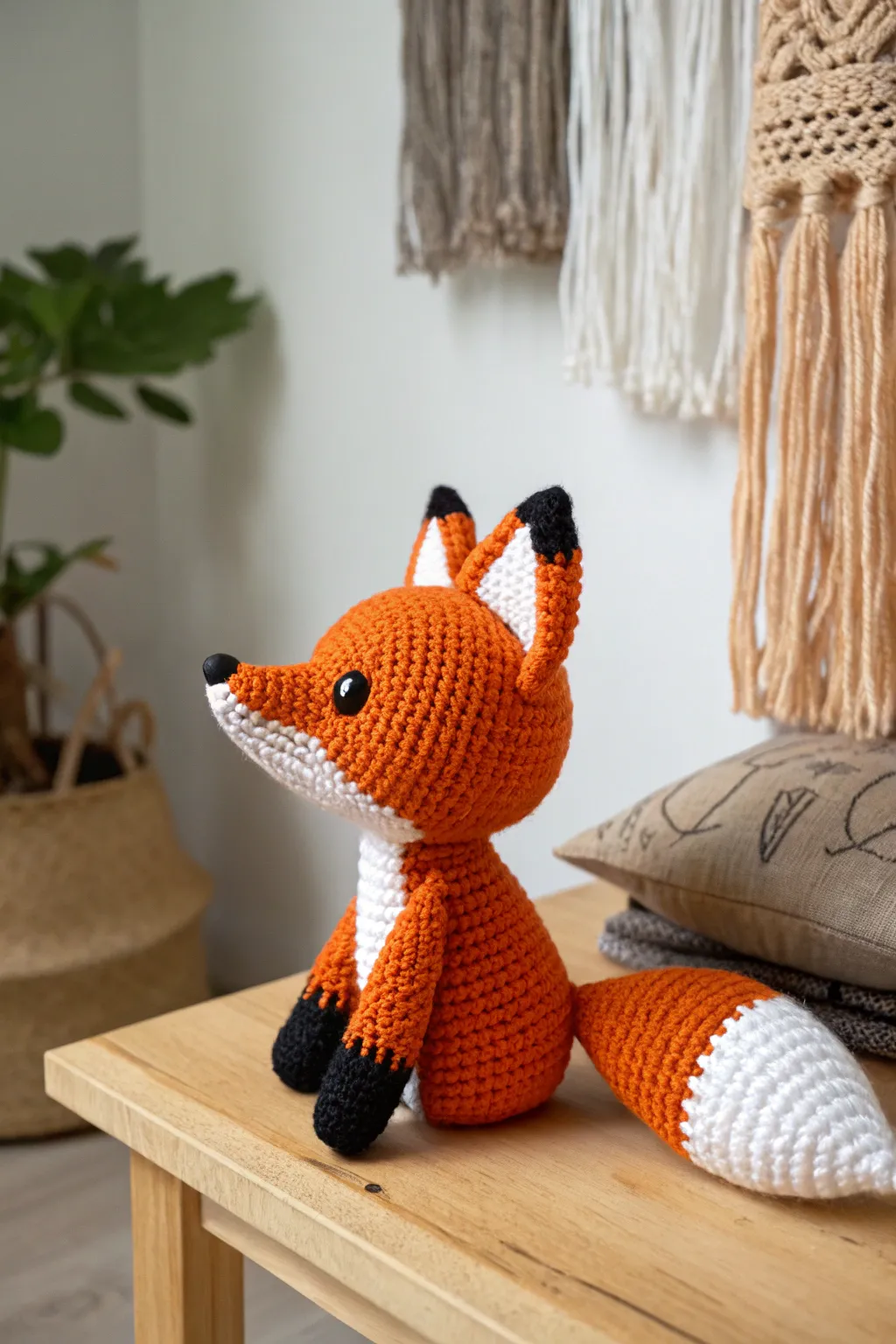 Meet your new forest-inspired companion: the charming amigurumi fox. Perfect for adding a touch of whimsy to any space!