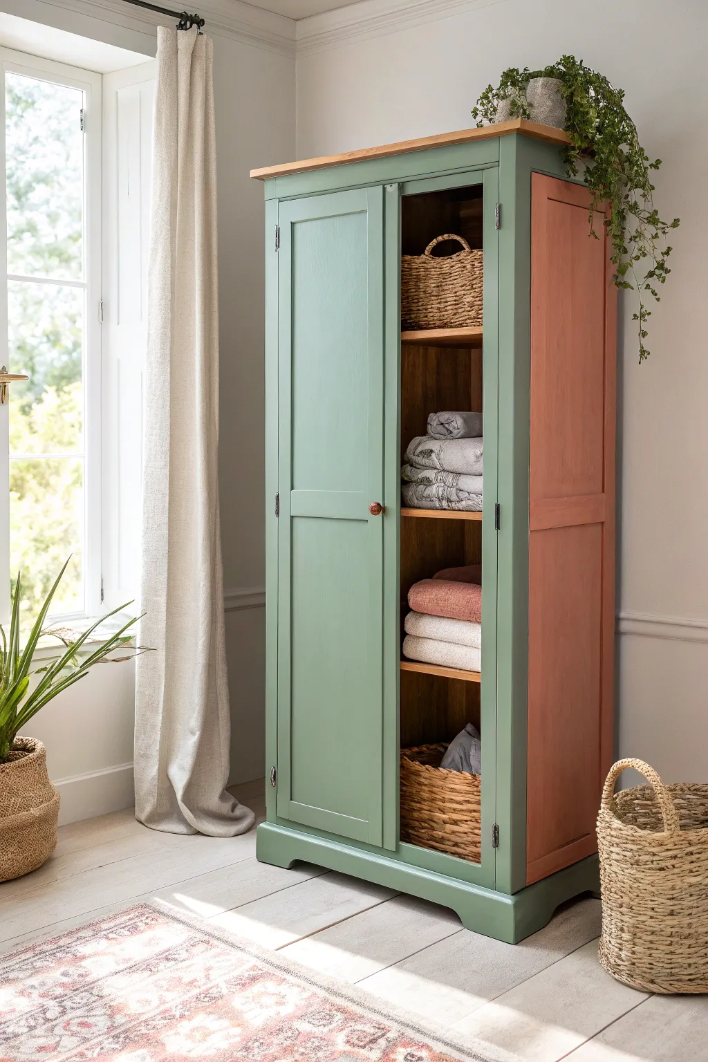 Elevate your space with a Two-Tone Twist: where Scandinavian simplicity meets boho chic.