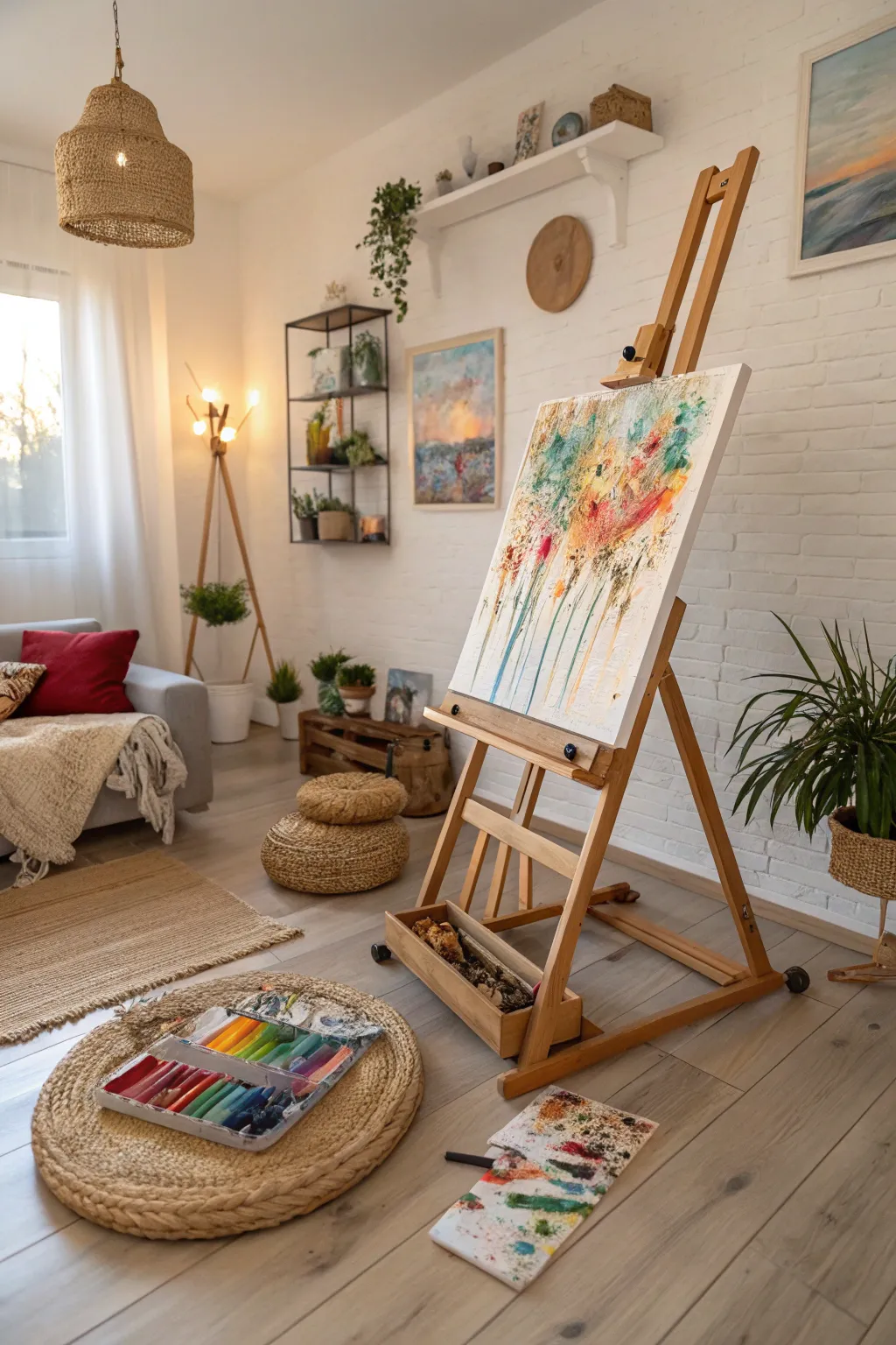 Unleash your creativity together: A group painting night where every stroke tells a story.