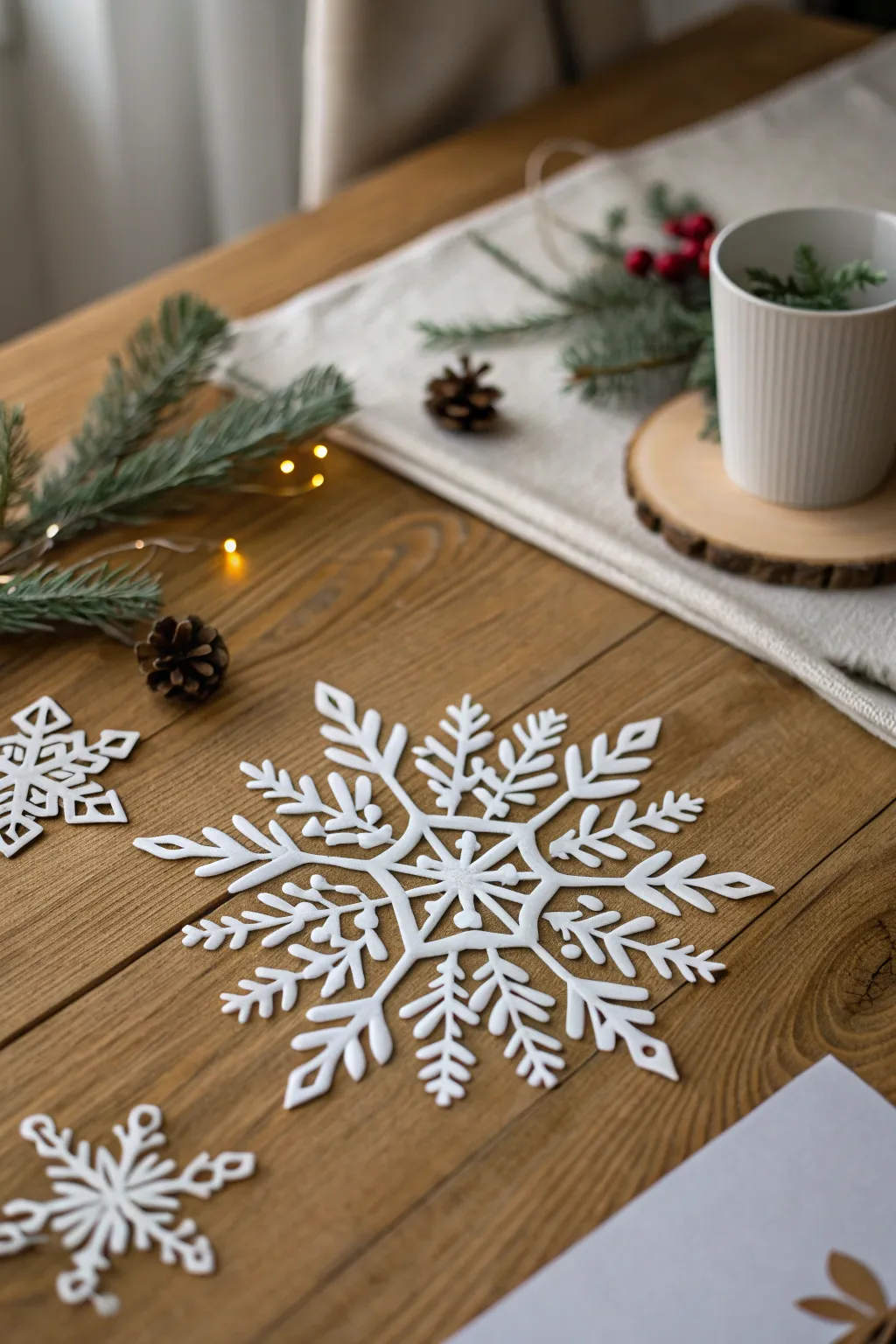 Embrace the holiday magic with a touch of handcrafted elegance.