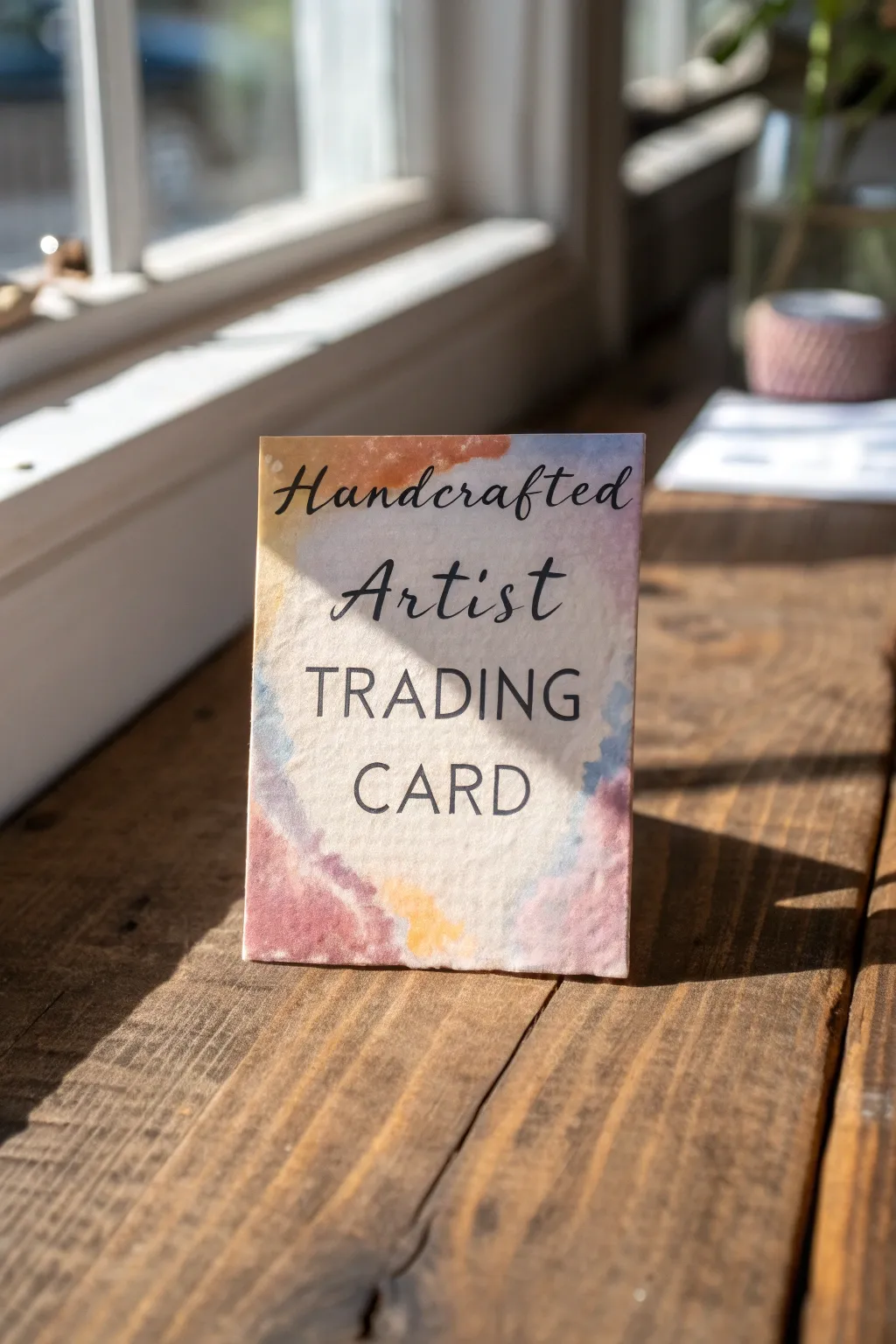 Capture the essence of your thoughts with a beautifully crafted personal quote card.