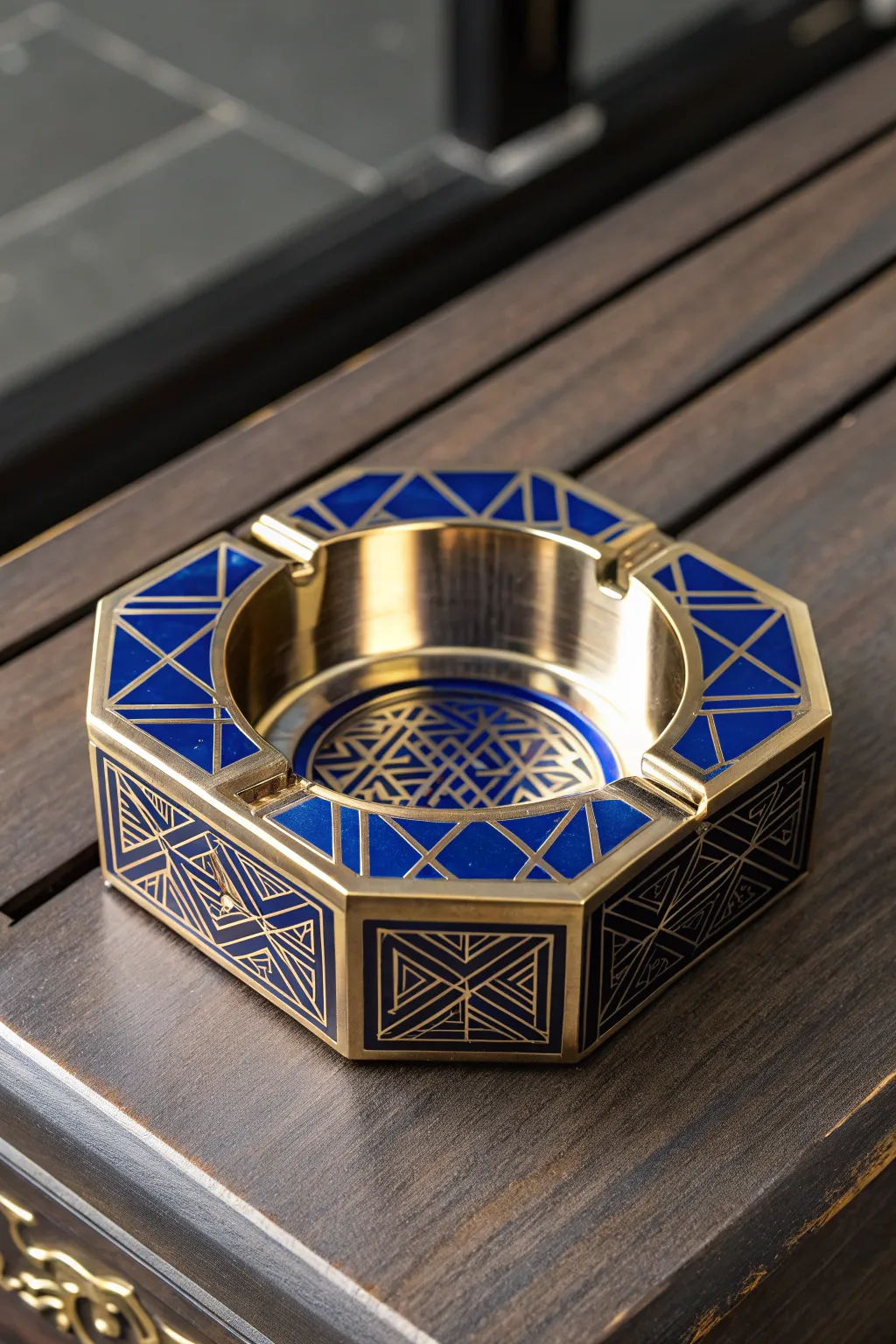 Elevate your space with a touch of geometric glam. This hexagonal masterpiece is where craftsmanship meets modern design.