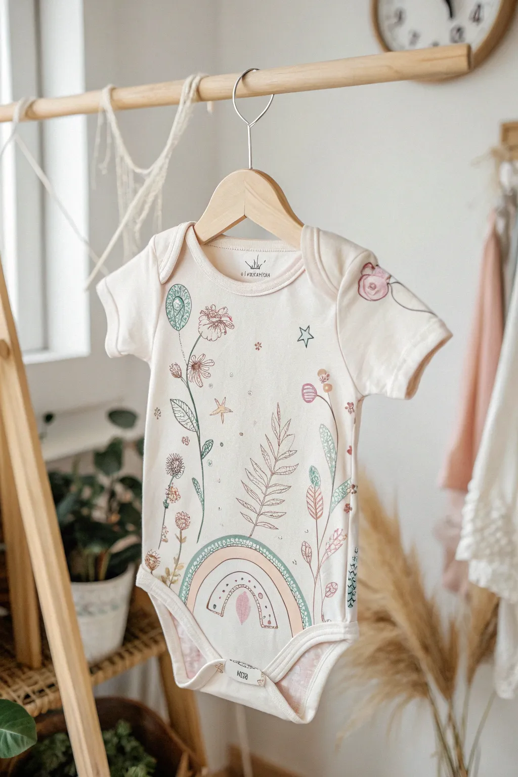 Craft heartfelt memories with personalized hand-painted onesies, a cherished gift for new parents.