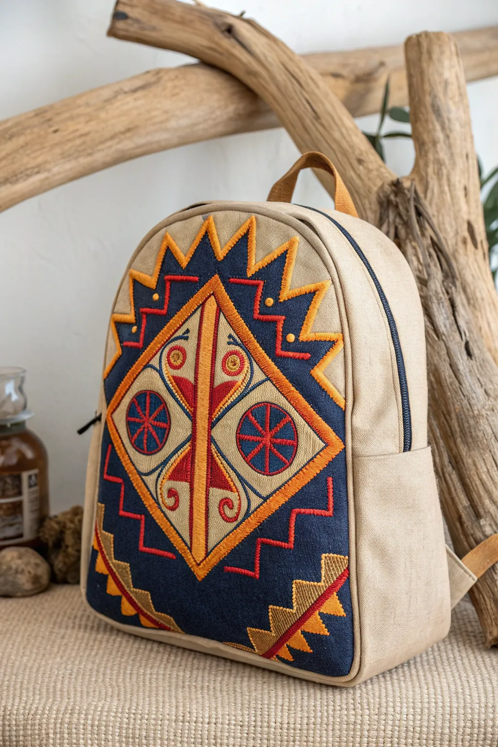 Elevate your style with bold abstract embroidery—where modern design meets craftsmanship in a minimalist aesthetic.