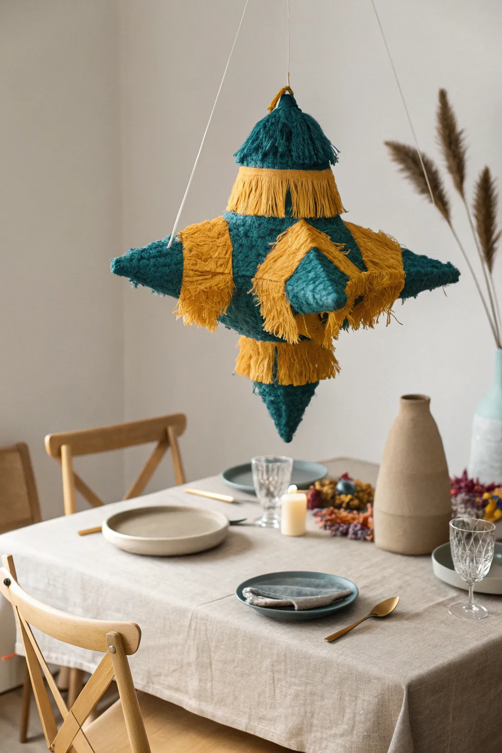 Elevate your party decor with a stunning DIY balloon pinata centerpiece!