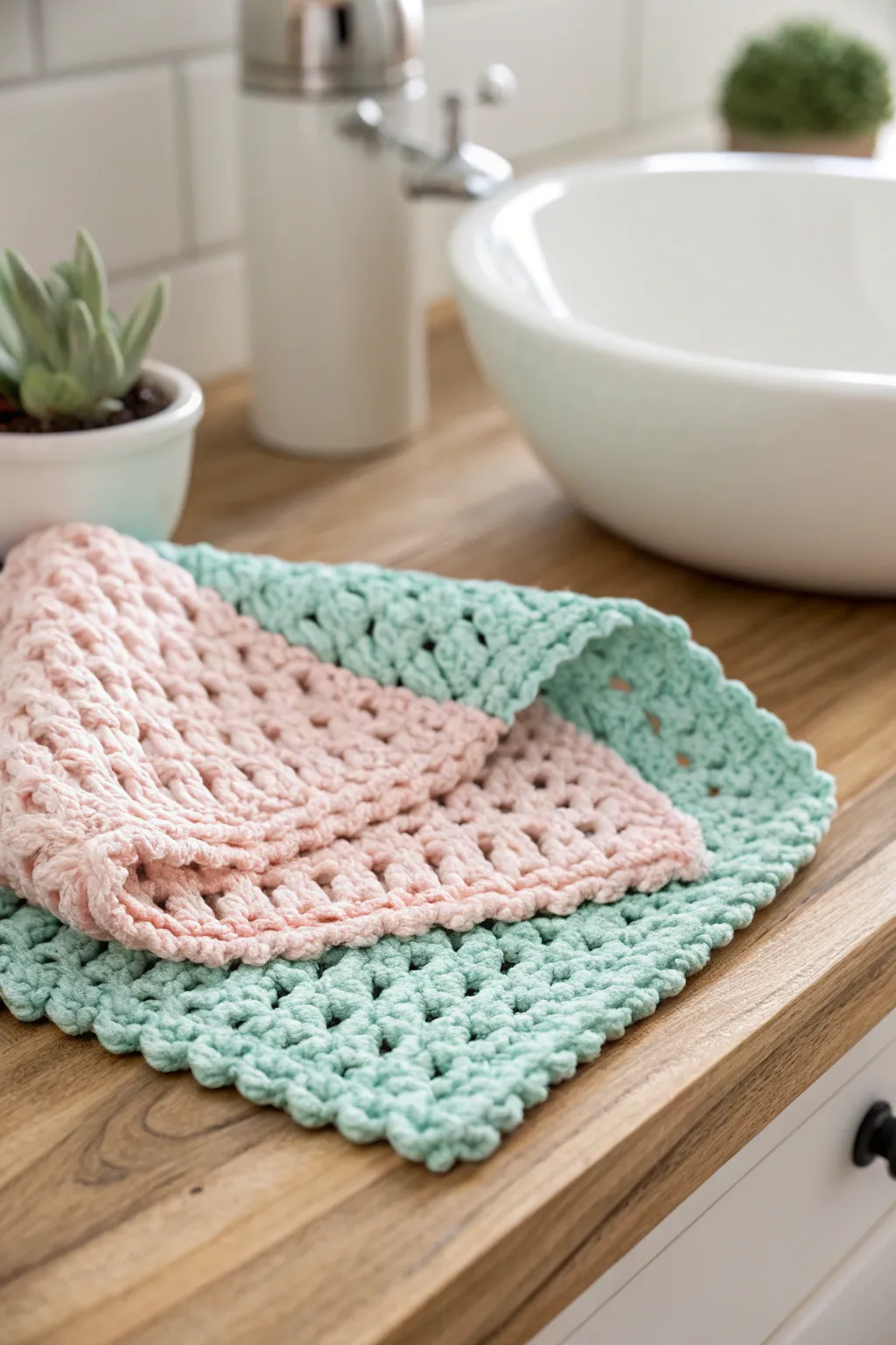 Elevate your kitchen style with these beginner-friendly, eco-conscious dishcloths.