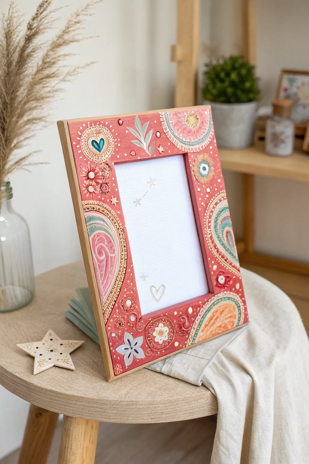 Crafting Memories: A Vibrant Frame for Cherished Moments.