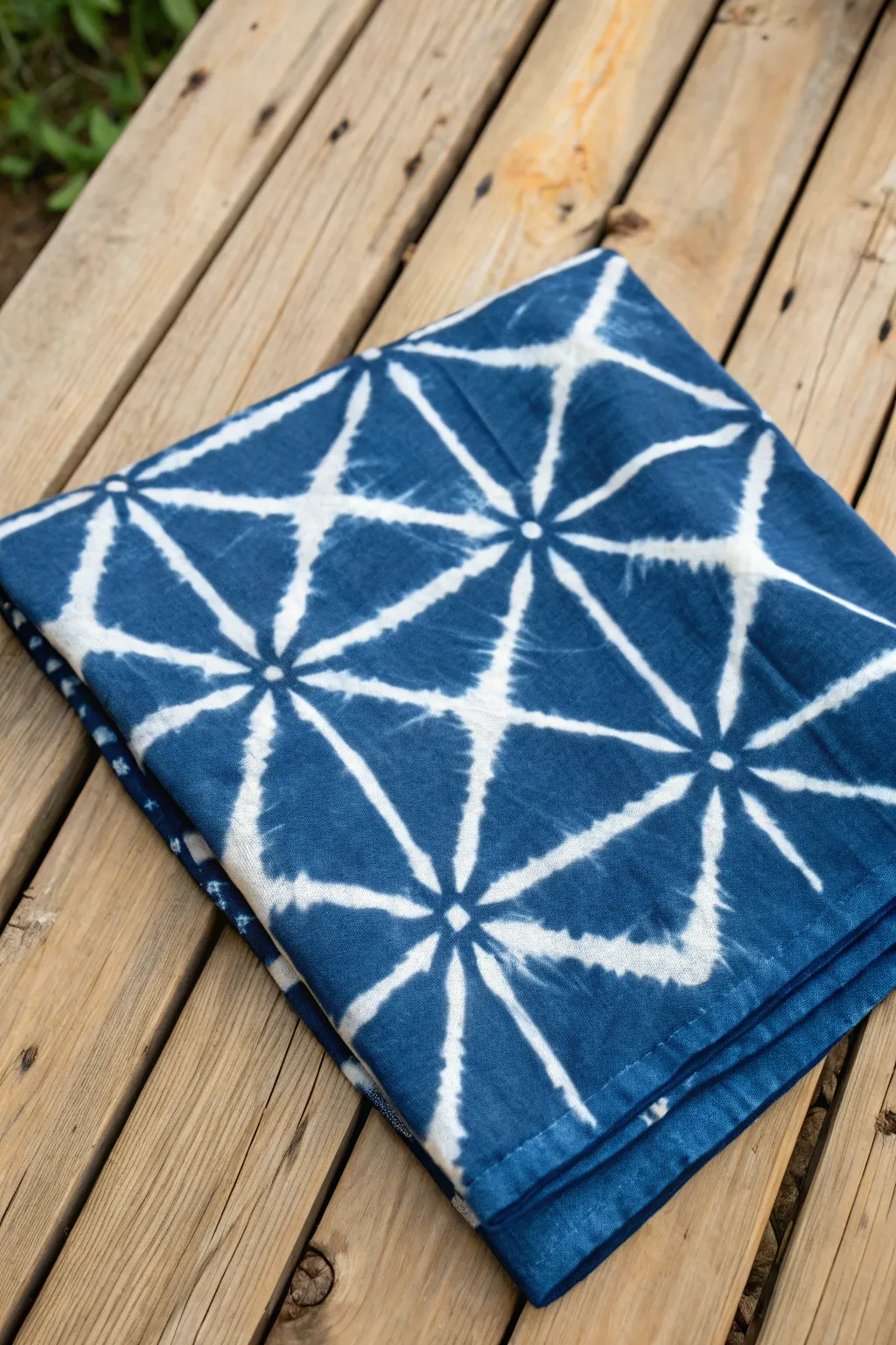 Elevate your style with Geometric Shibori: where tradition meets modern minimalism.