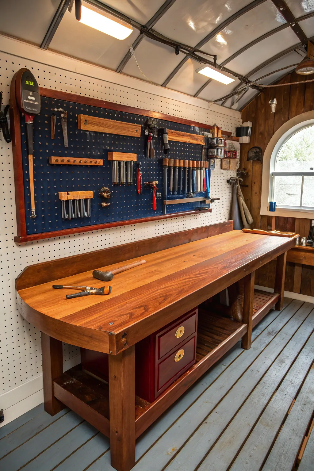 Transform your boat shed into a masterpiece of organization and style with expertly crafted interiors.
