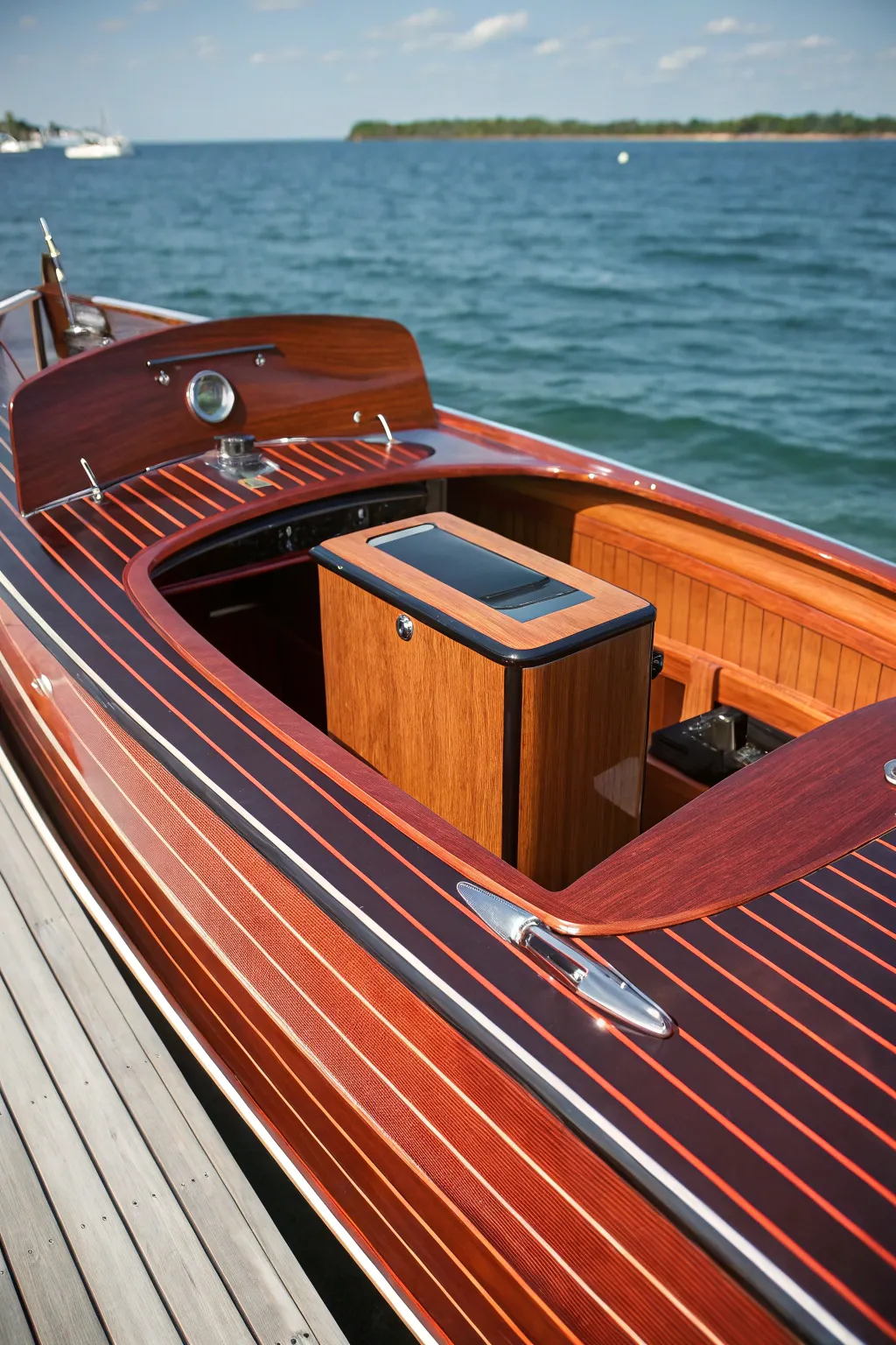 Discover elegance in simplicity: A hidden compartment transforms functionality into art.