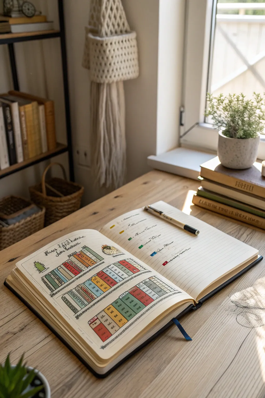 Transform your journal into a vibrant visual library with a personalized bookshelf spread. 📚✨ #JournalInspiration #MinimalistBoho