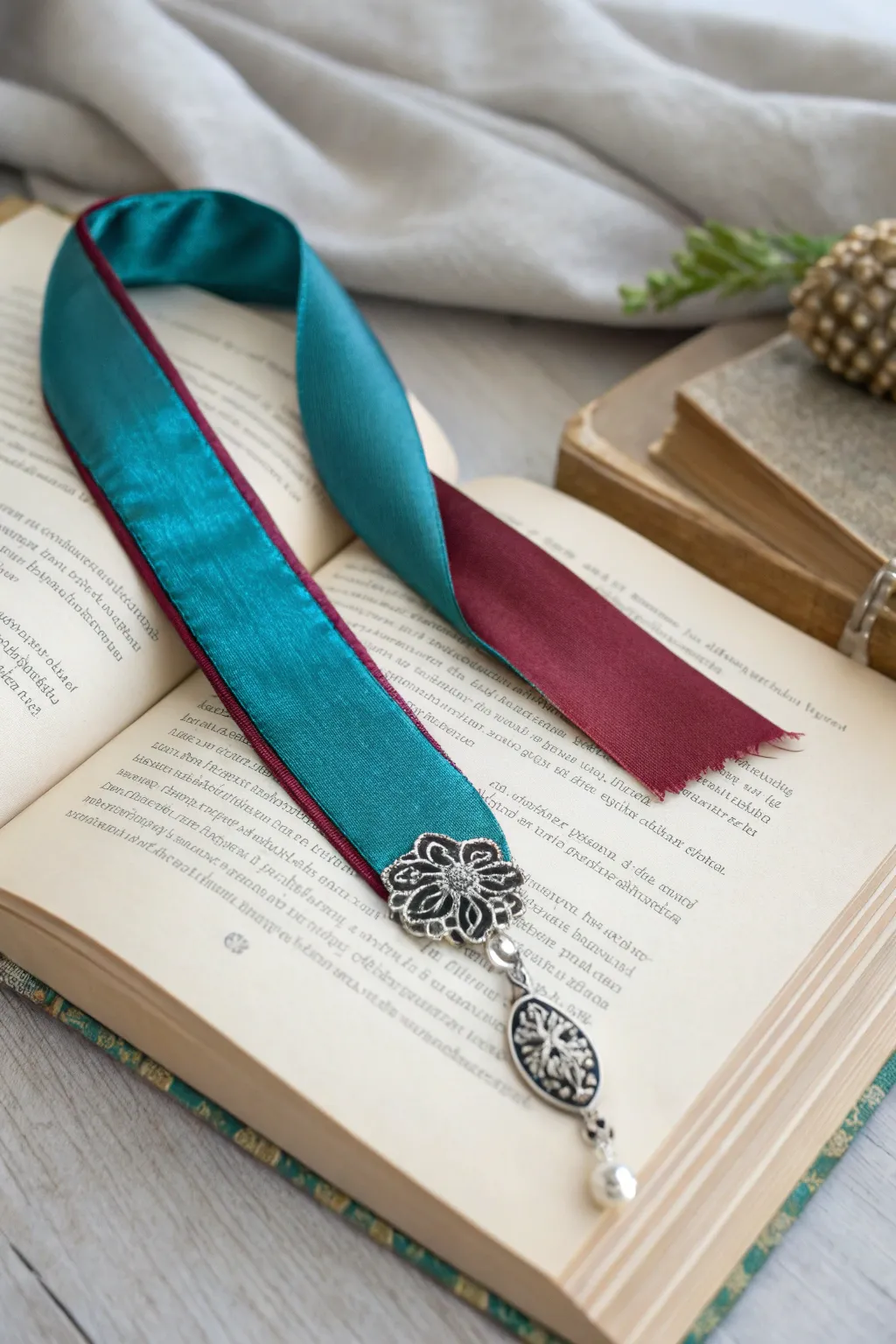 Elegance meets simplicity: handcrafted bookmarks that tell a story of beauty and charm.