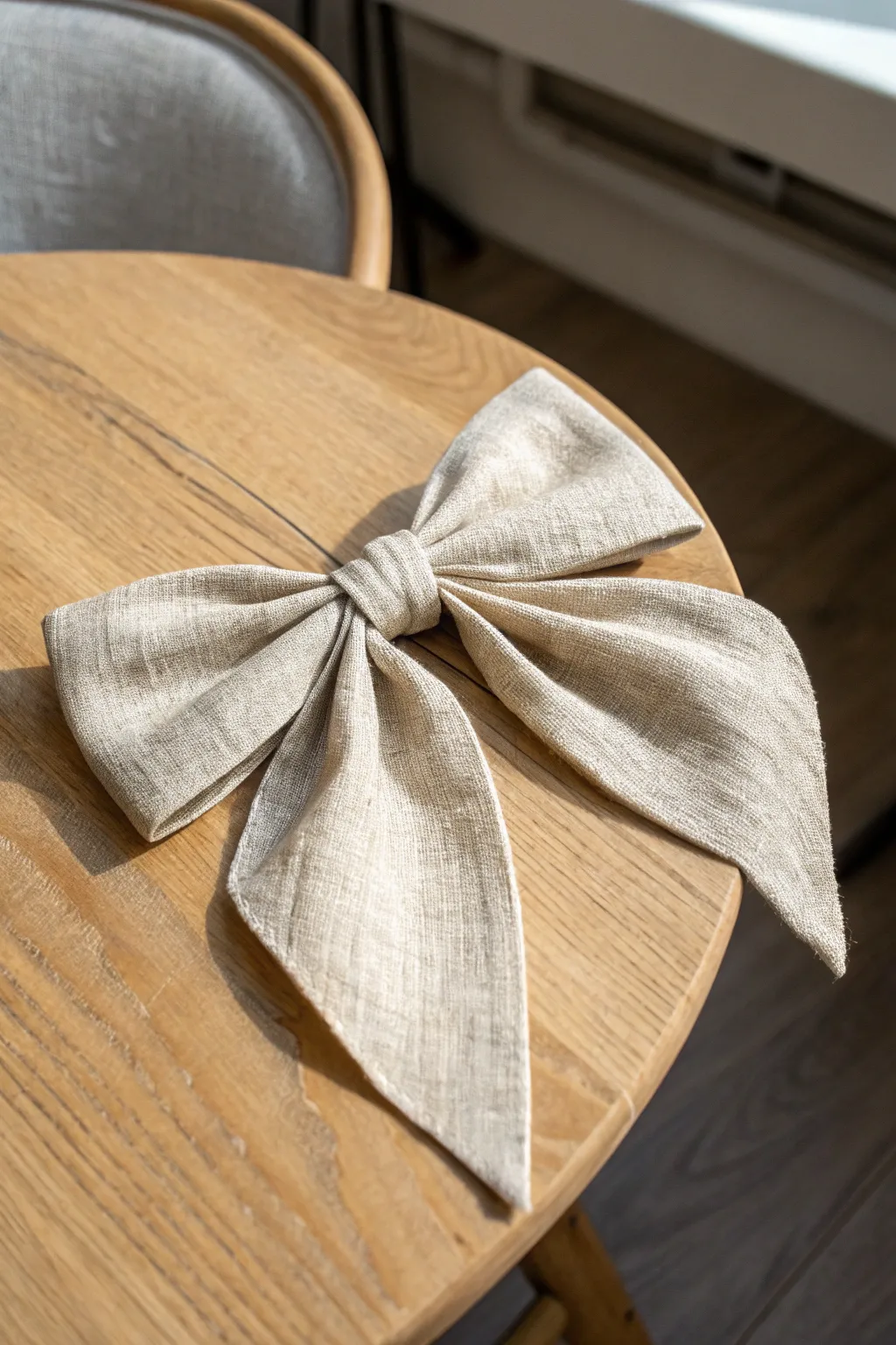 Craft a stunning bow in just one minute for that perfect finishing touch. 🌿✨ #ScandiBoho #QuickCrafts