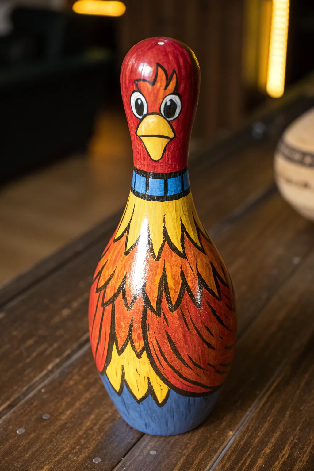 Bring a touch of the farm to your decor with this charming chicken pin masterpiece.