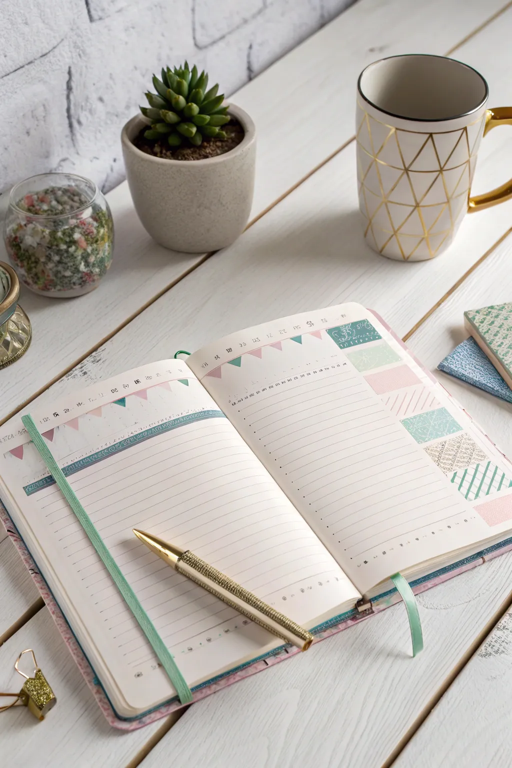 Transform your journal into a Pastel Paradise with soft hues and minimalist charm. #BulletJournalBeauty