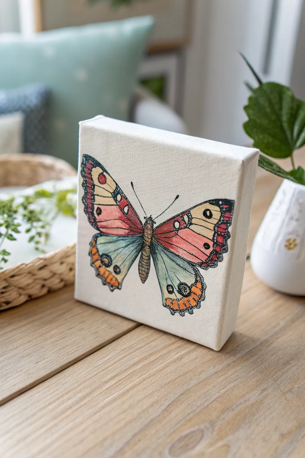 Capture the elegance of nature with these mini canvas butterfly paintings—perfect for adding a touch of whimsy to your space.