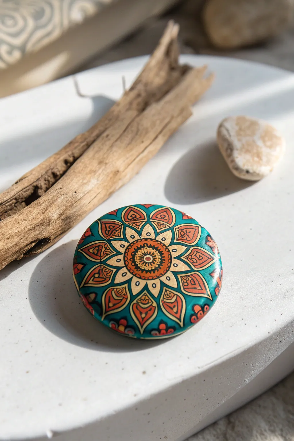 Elevate your space with the artful simplicity of handcrafted button magnets.