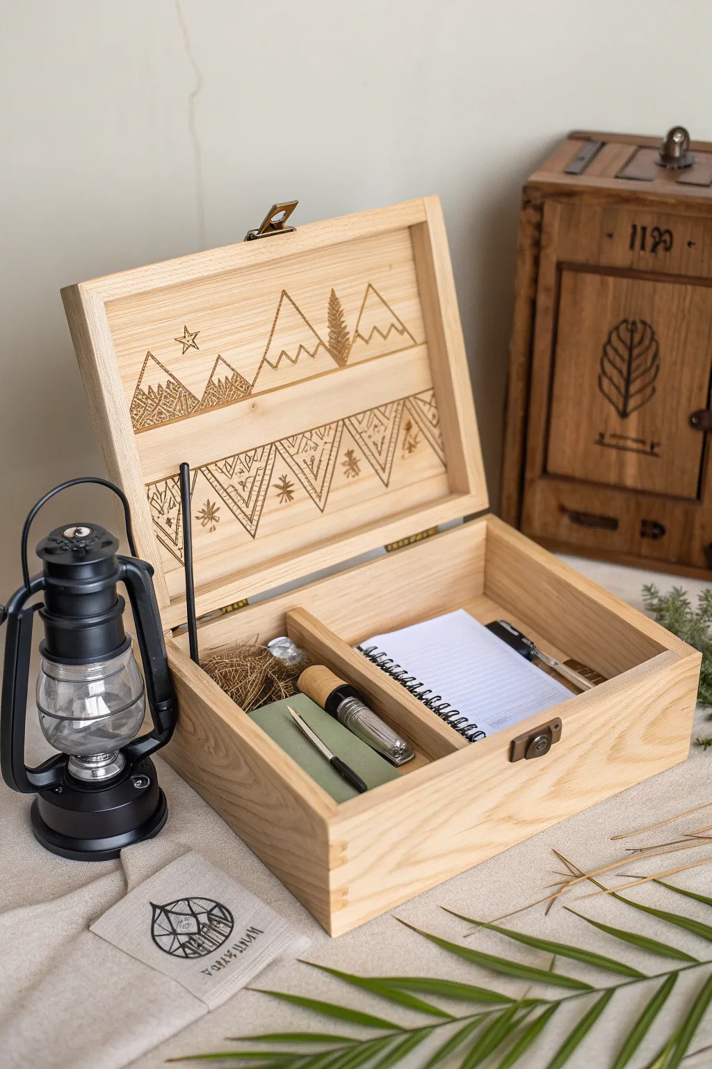 Maximize your adventure space with this chic and functional camp box—where simplicity meets style.