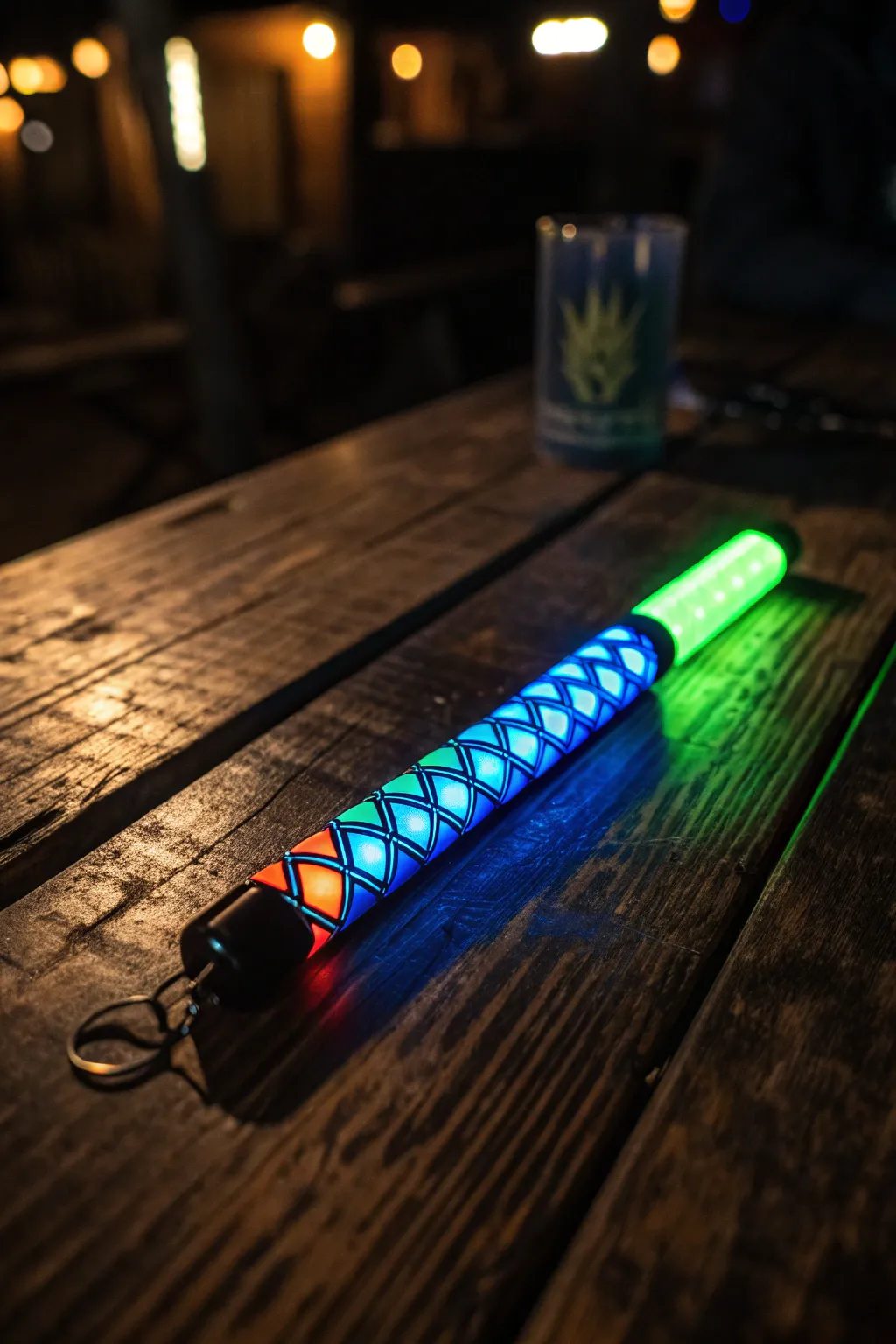 Illuminate your night: Experience the magic of glow sticks in bold, striking colors.
