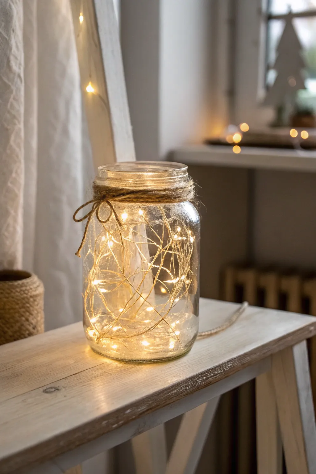 Illuminate your space with enchanting simplicity: Twinkling Light Jars.