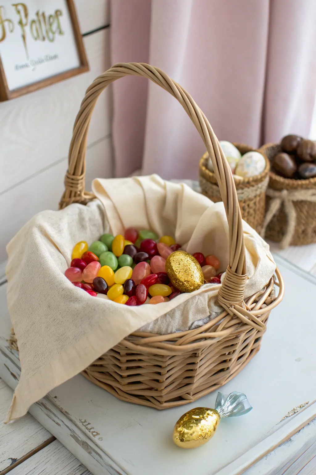 Enchant them with a magical candy basket, perfect for any Harry Potter fan!