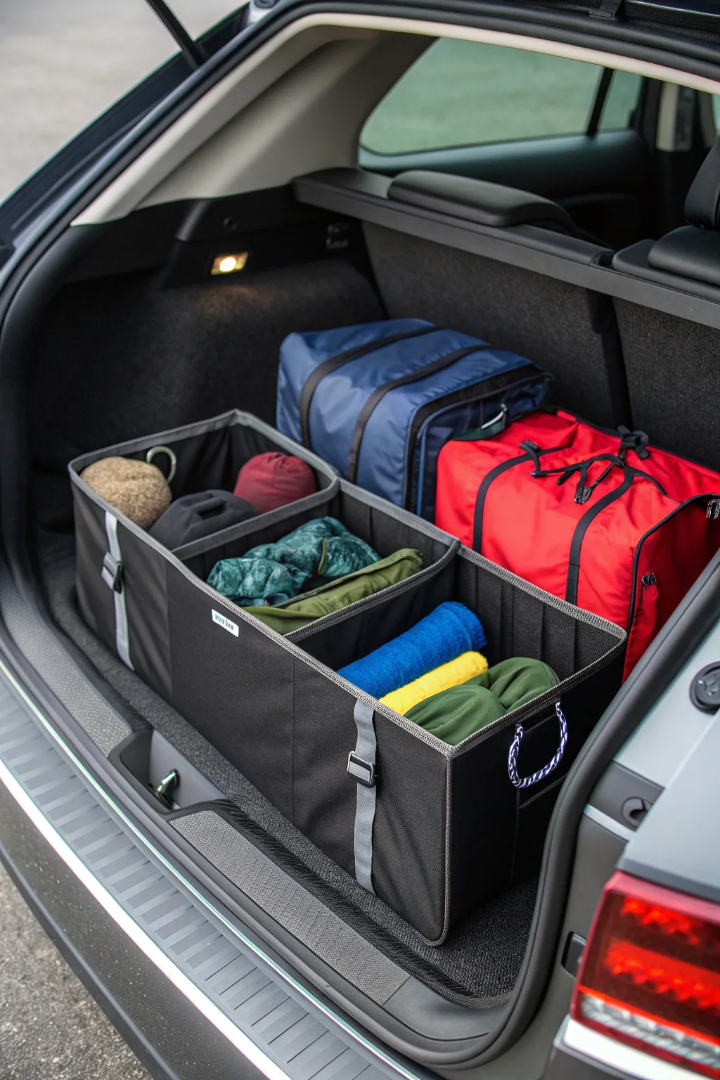 Elevate your trunk space with this ultimate foldable organizer—where craftsmanship meets convenience.