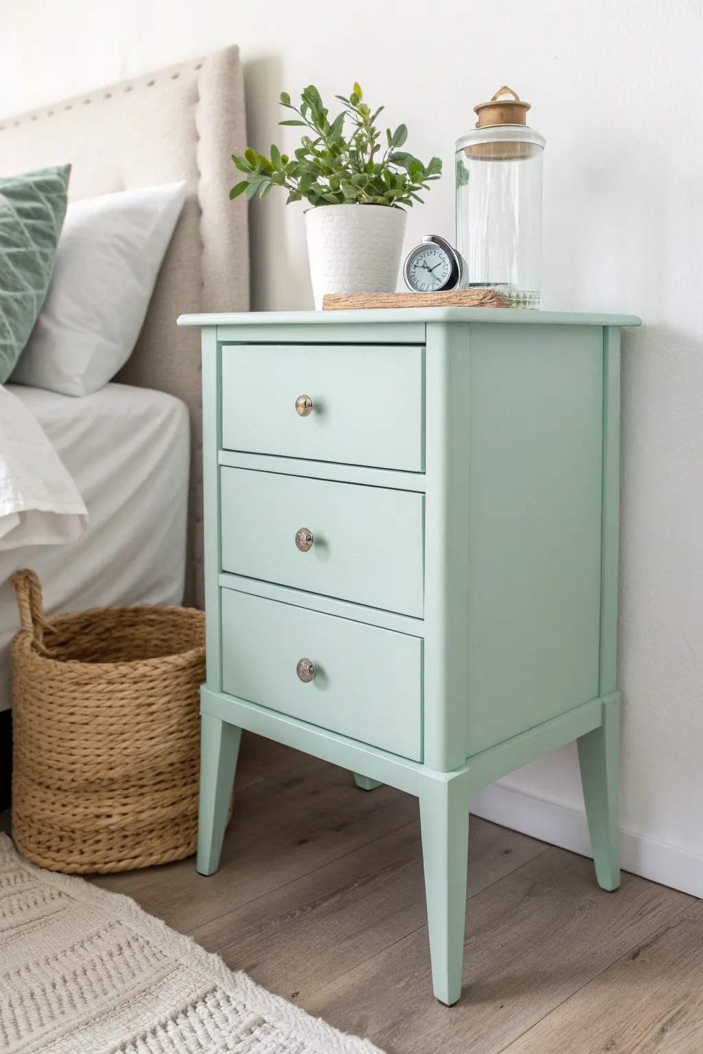 Transform your space into a Pastel Dream with the serene beauty of mint chalk paint.