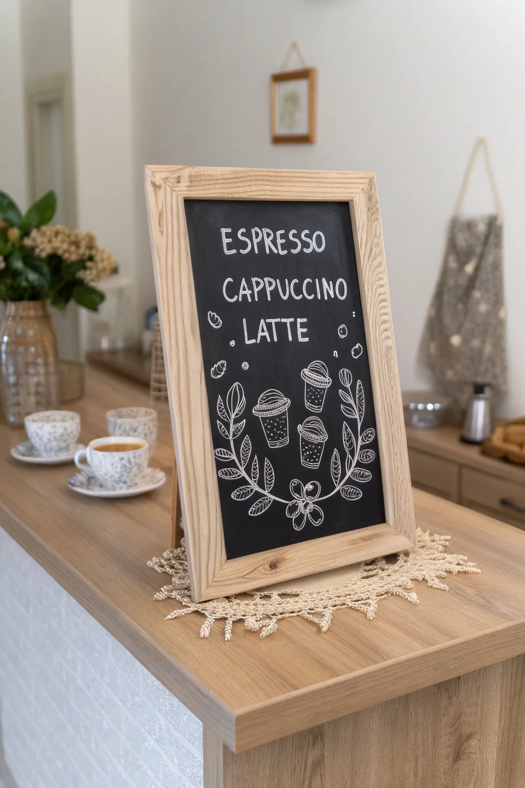 Transform your mornings with a chic and personalized coffee bar menu. ☕️✨
