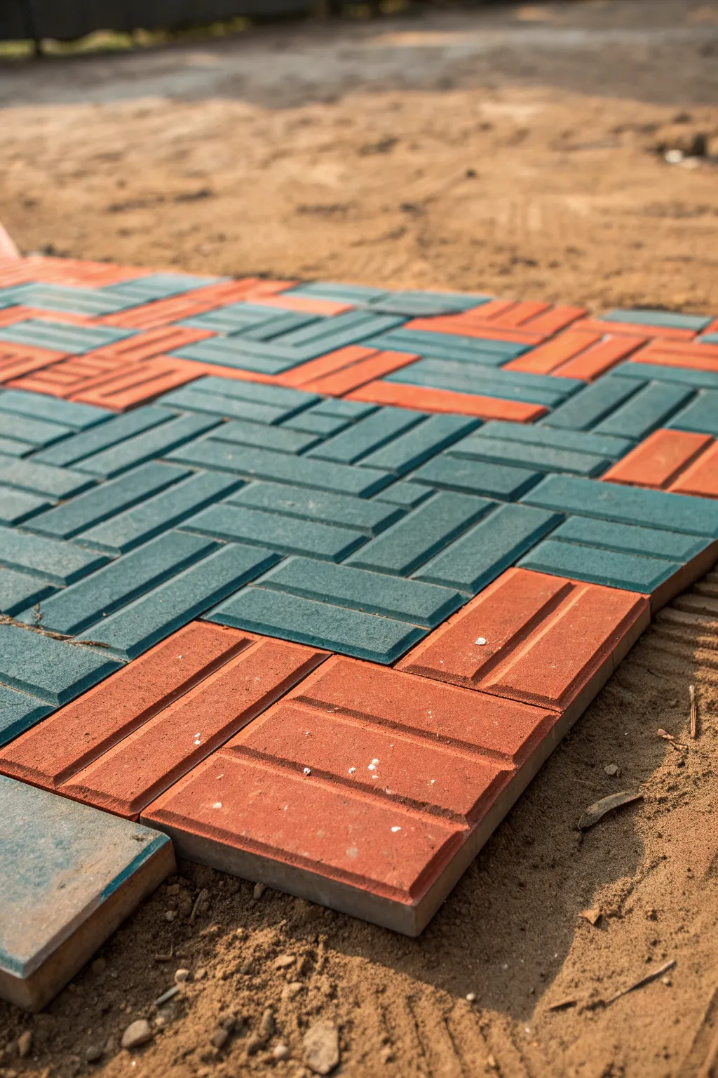 Transform your space with bold interlocking tiles that combine style and simplicity.