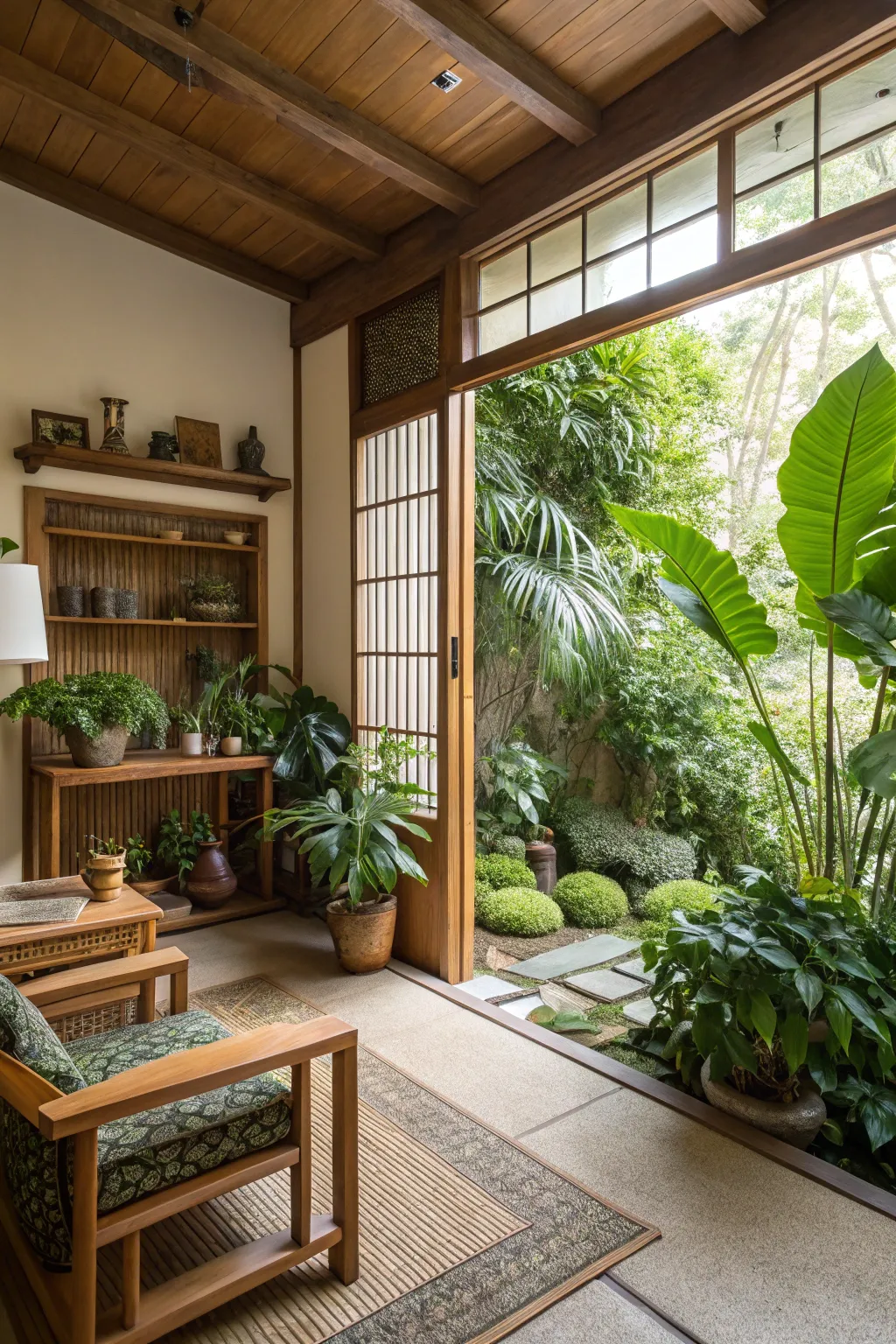 Bring in nature for a touch of tranquility.