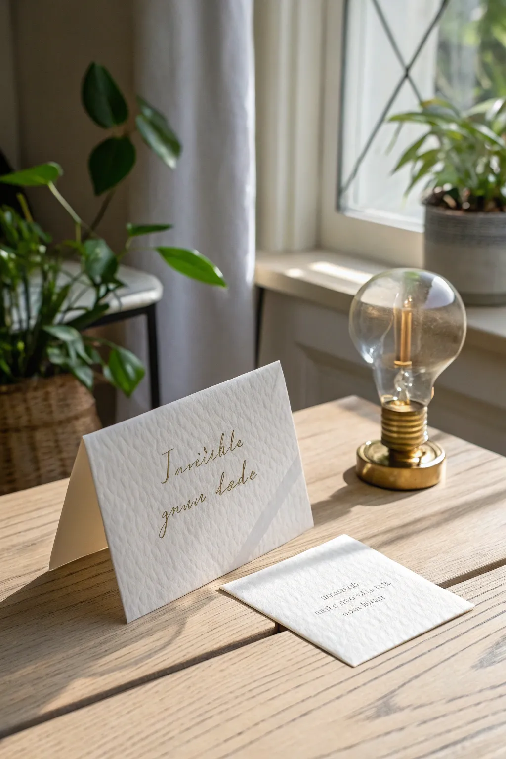 Unveil the magic of Santa's secret messages with a touch of minimalist elegance.