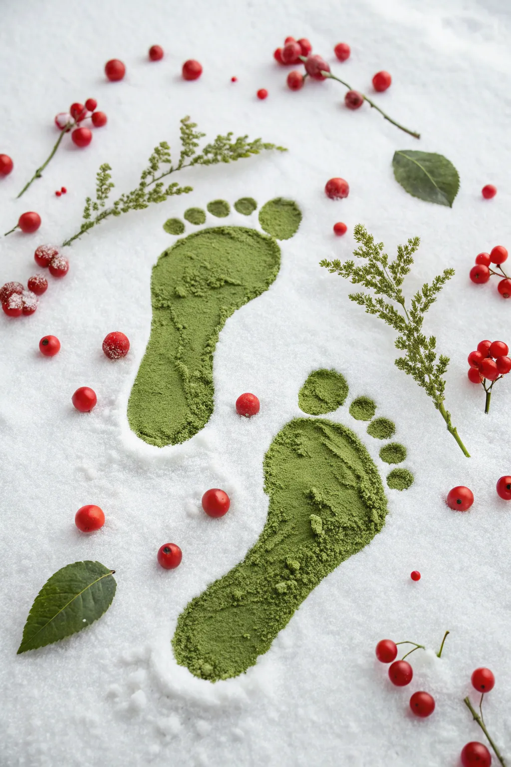 Step into the holiday spirit with these charming 'mistletoes'—a playful and creative twist on Christmas art!