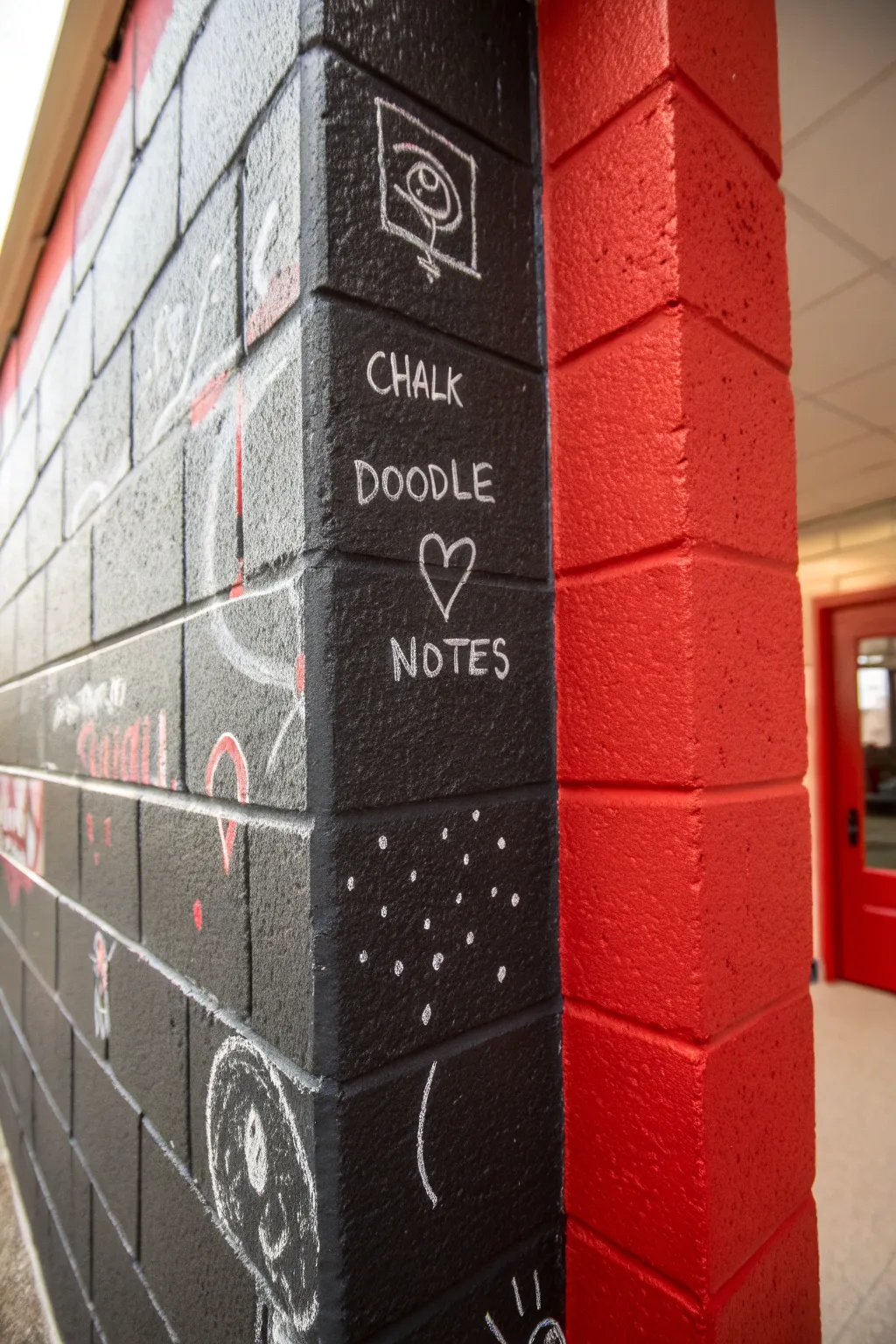Transform your space with an interactive chalkboard wall—where creativity meets utility.
