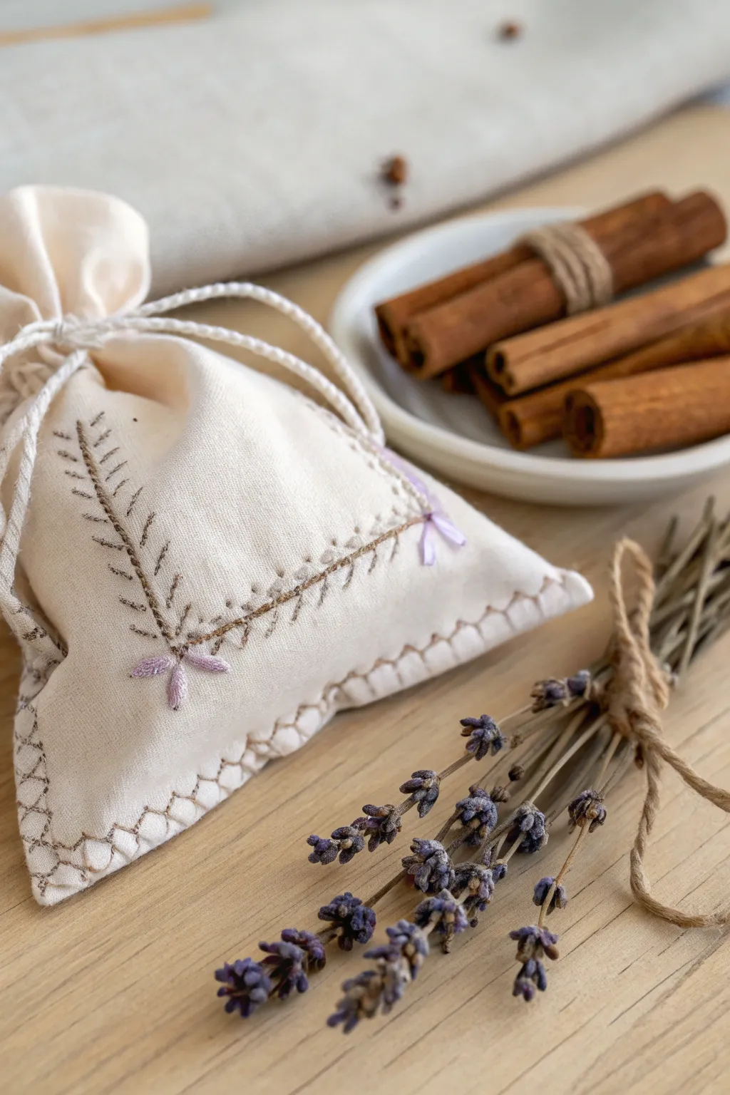 Elevate your space with the natural charm of handcrafted cinnamon sachets.