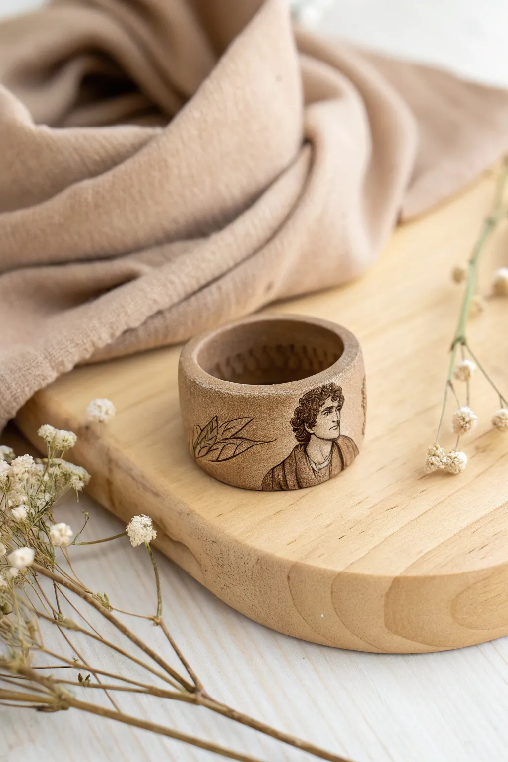 Celebrate your fandom with a touch of elegance – handcrafted character-inspired clay rings.