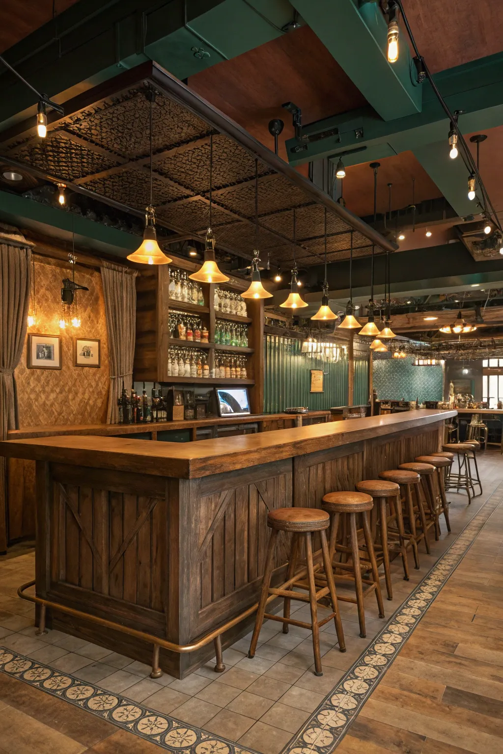 Create a cozy atmosphere with rustic warmth, featuring wooden elements and inviting lighting. 🌟 #RusticCharm #CozyVibes