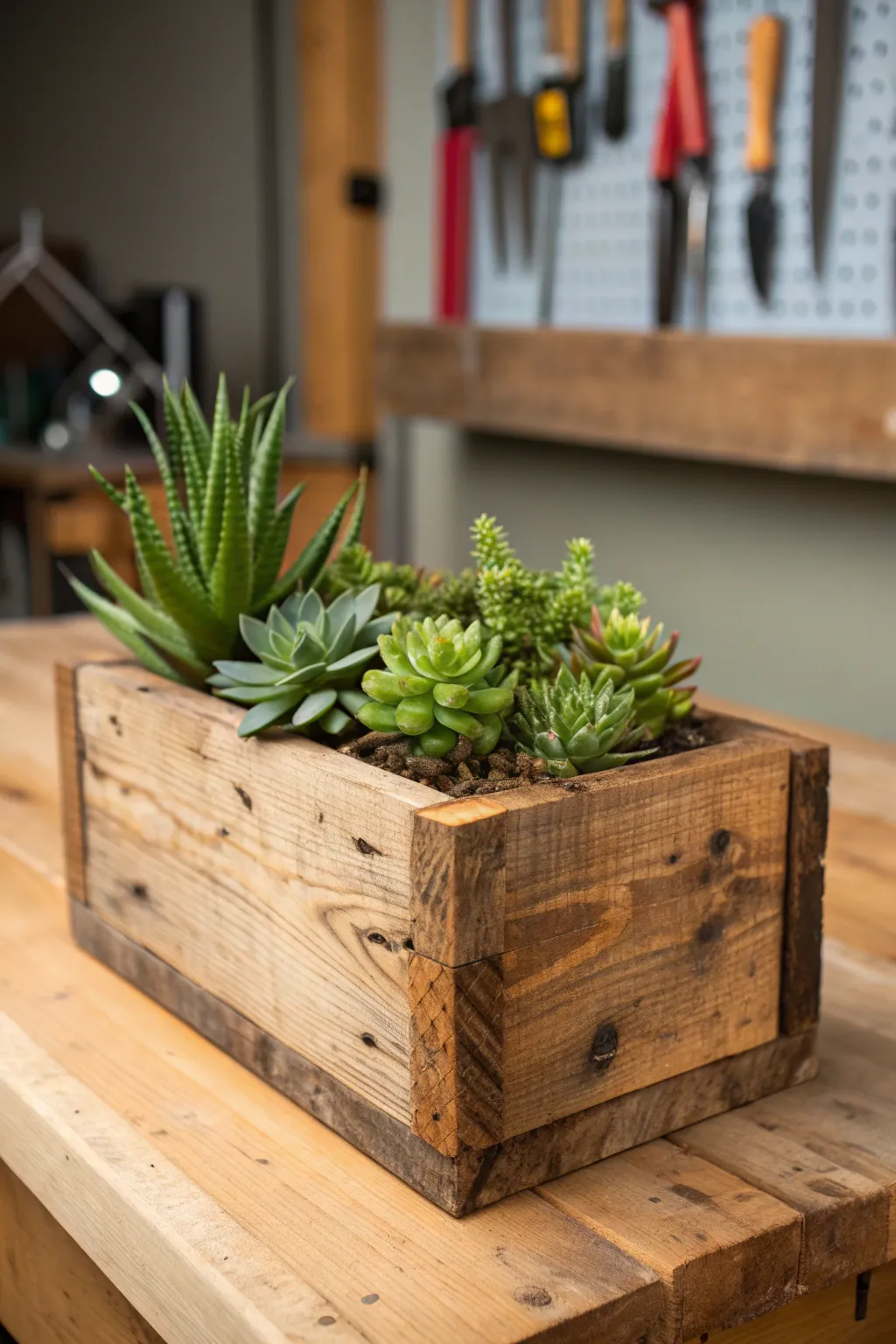 Elevate your space with handcrafted rustic planter boxes – where nature meets craftsmanship.
